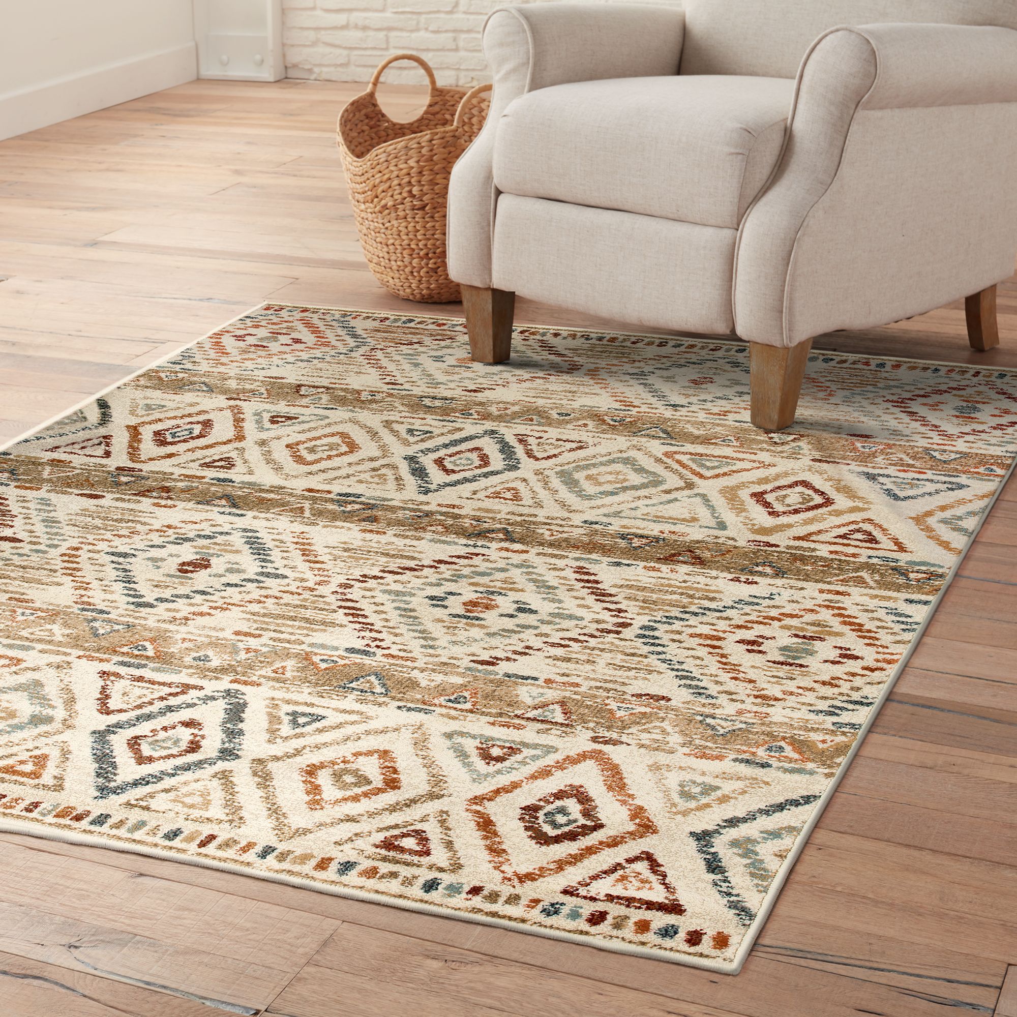 Bridges Salto Grande Multi-Color Area Rug 