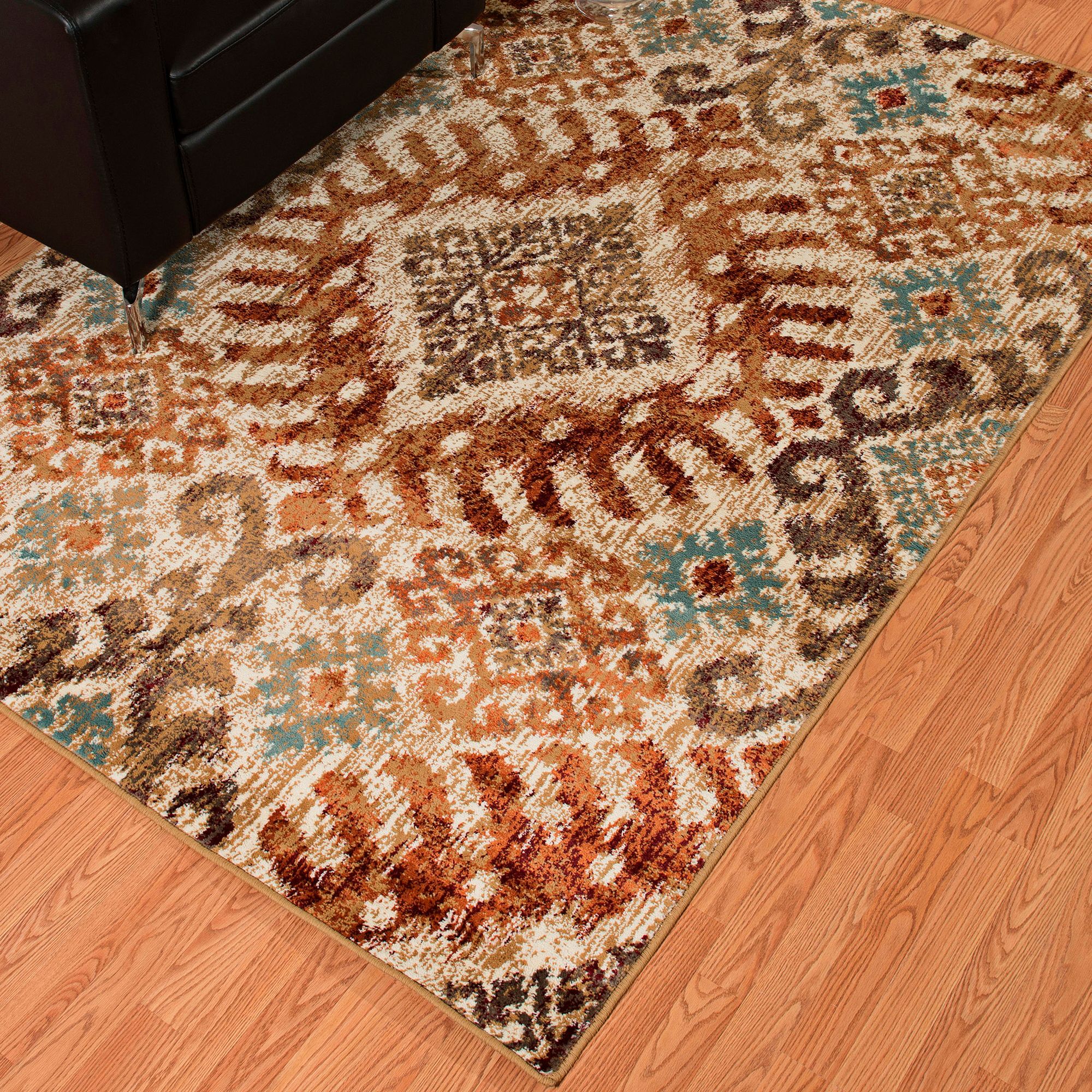 Bridges Verazanno Crimson Area Rug 