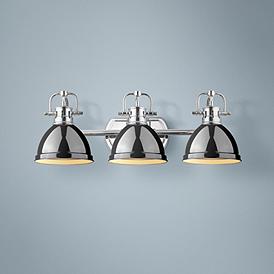 Black Chrome Bathroom Lighting Lamps Plus