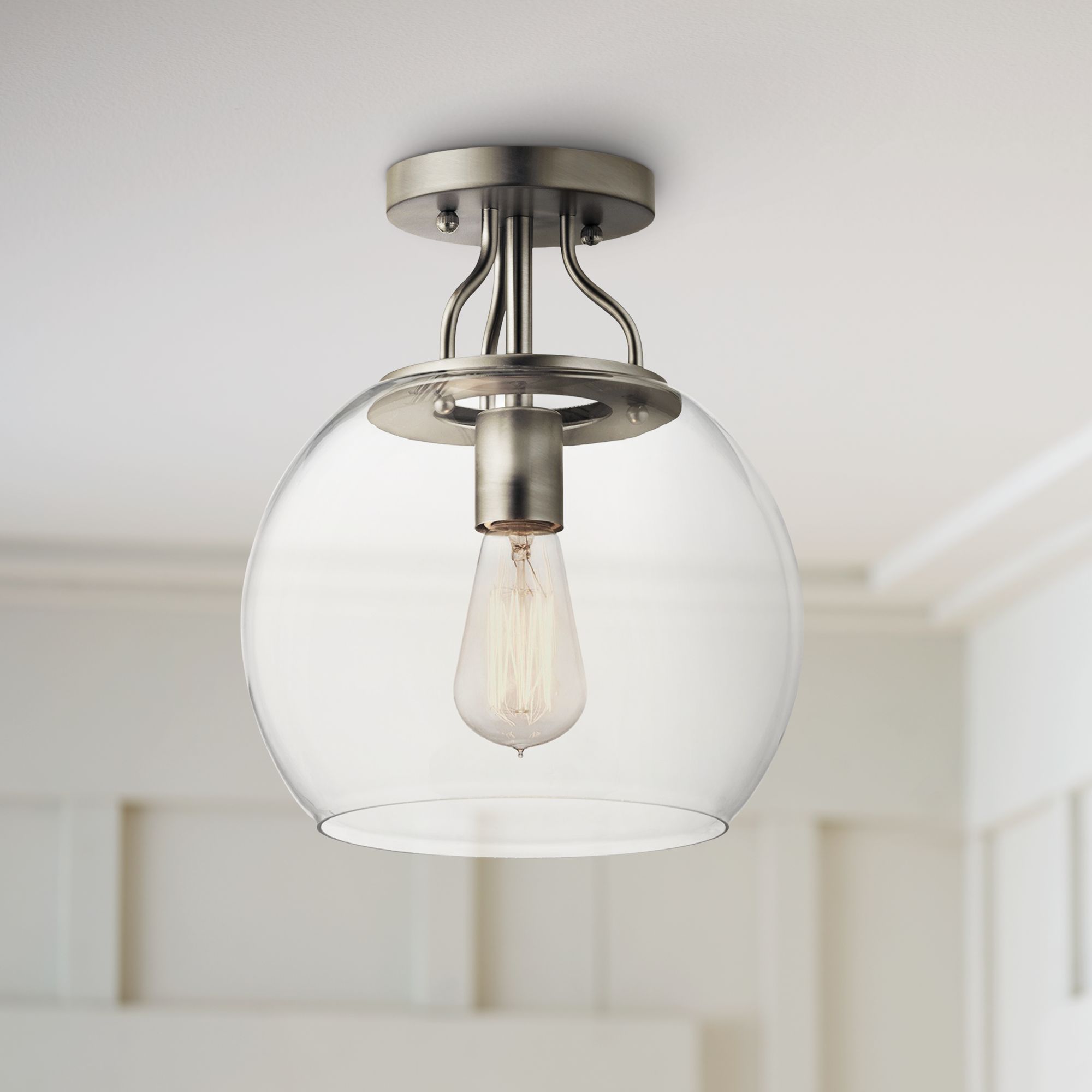 Kichler Harmony 10" Wide Brushed Nickel Ceiling Light