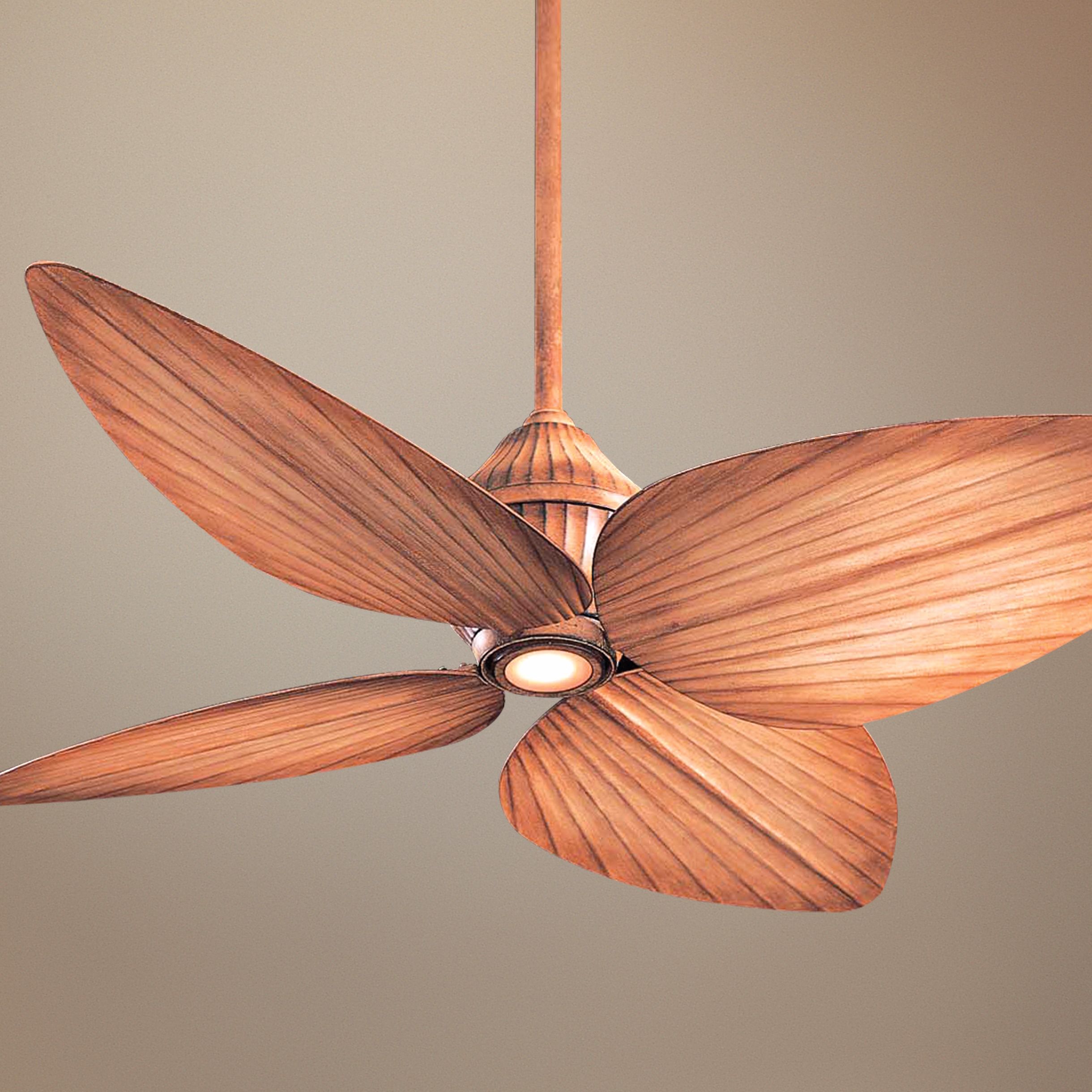 52" Minka Aire Indoor Outdoor Beige Gauguin Ceiling Fan