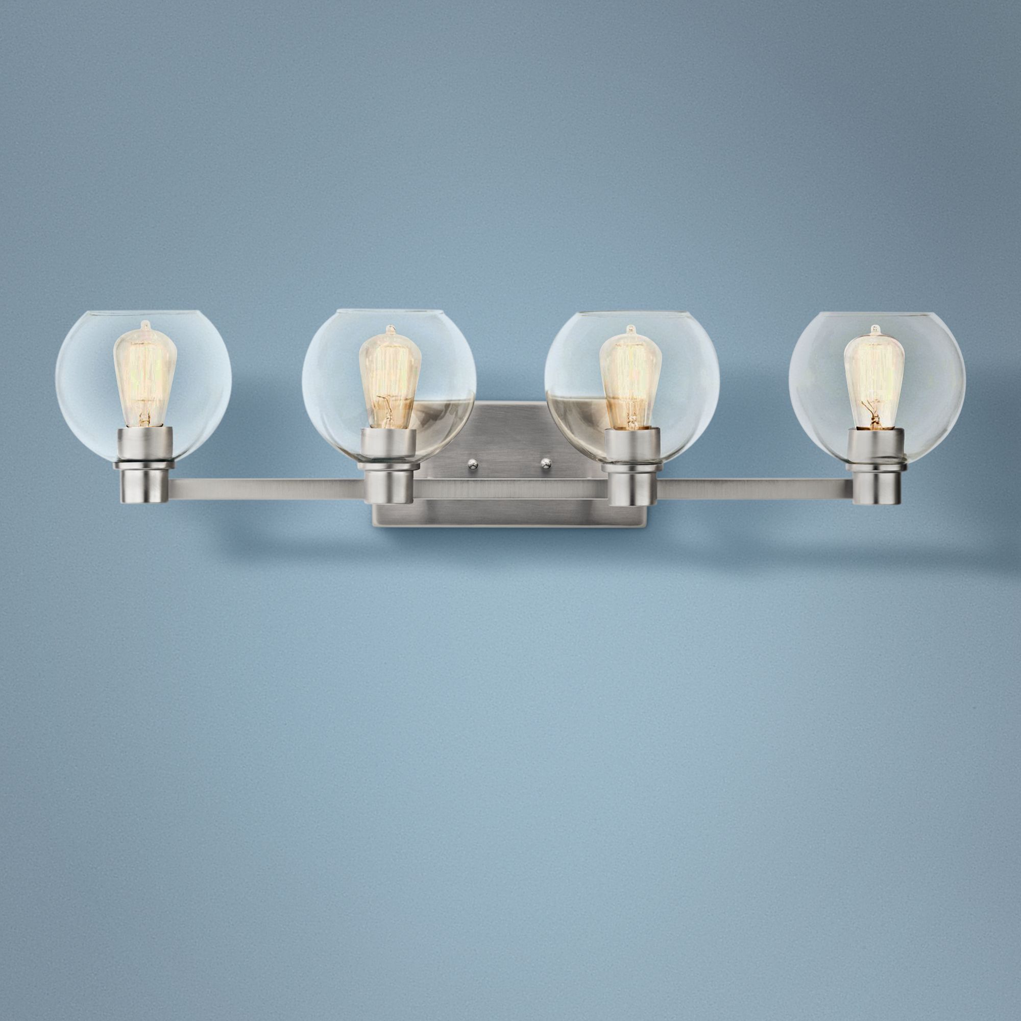 Kichler Harmony 33 1/2"W Brushed Nickel 4-Light Bath Light