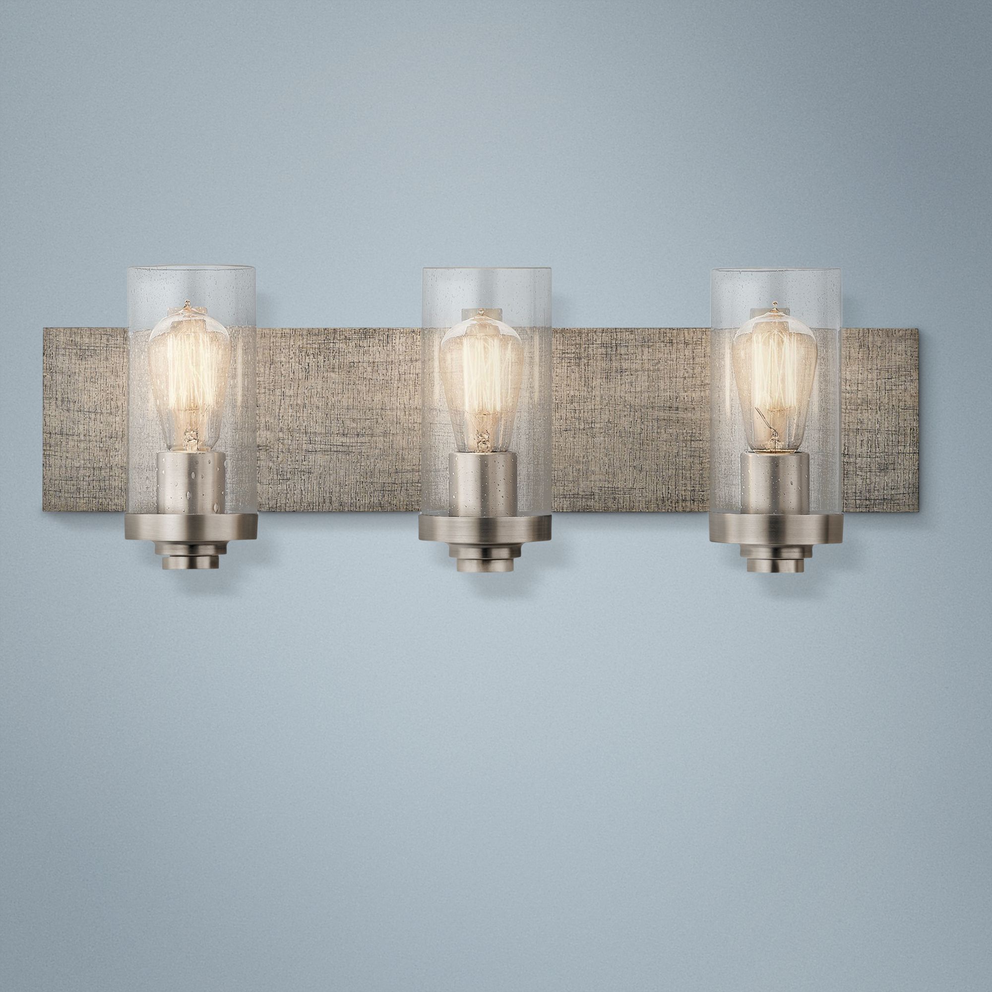 Kichler Dalwood 24" Wide Classic Pewter 3-Light Bath Light