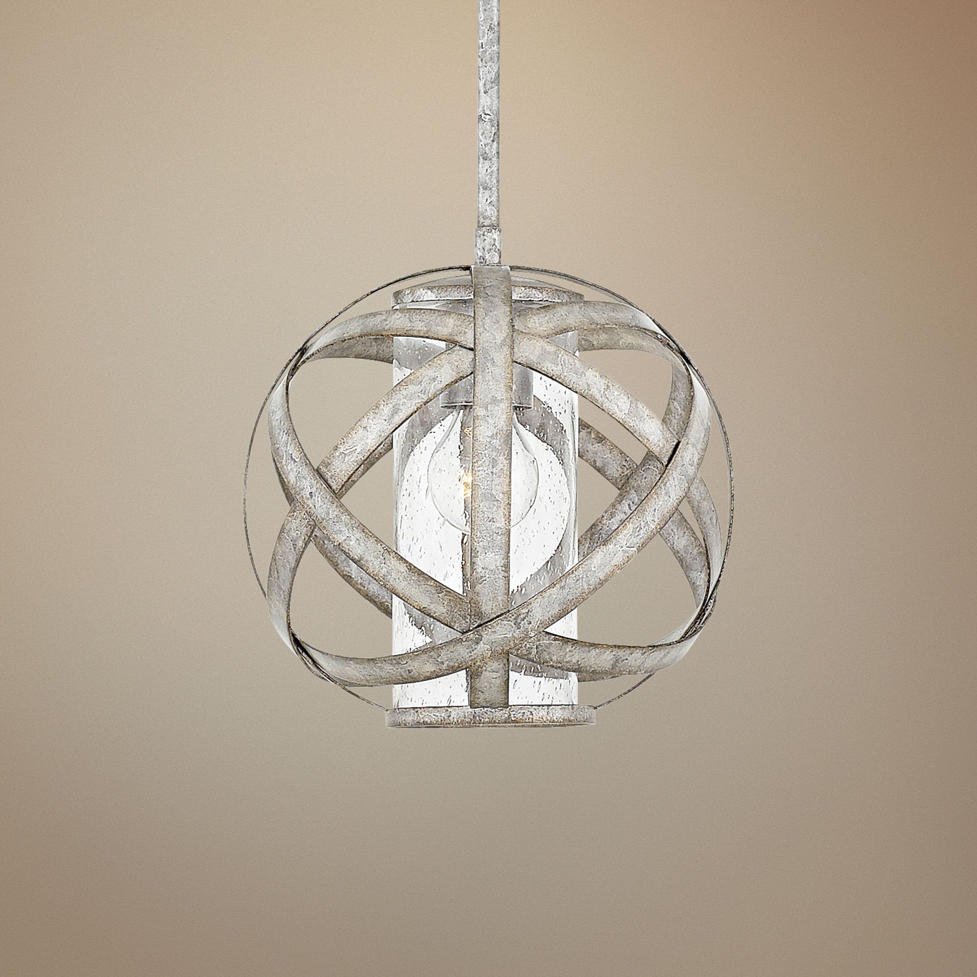 Hinkley Carson 10" Wide Weathered Zinc Outdoor Mini Pendant