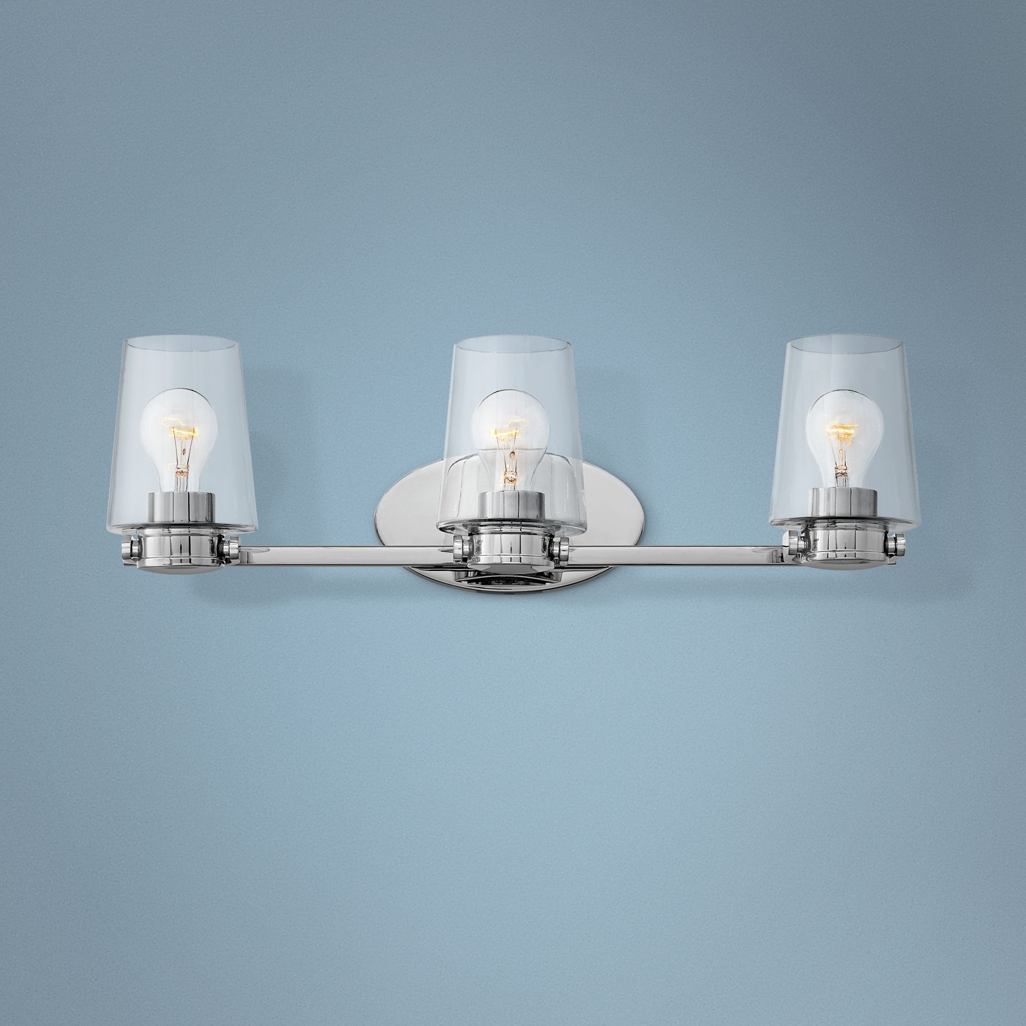 Hinkley Branson 24 1/4" Wide Chrome 3-Light Bath Light