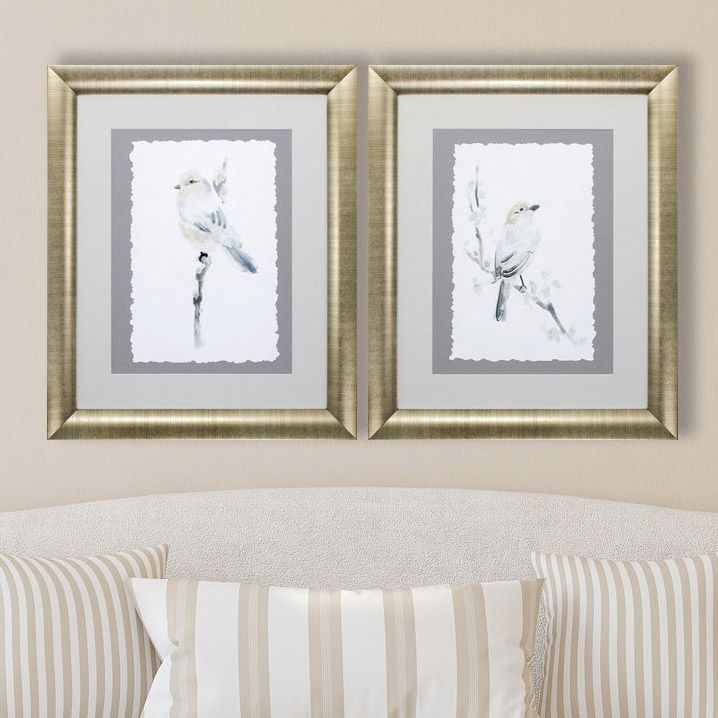 Avian Impressions 29" High 2-Piece Framed Wall Art Set