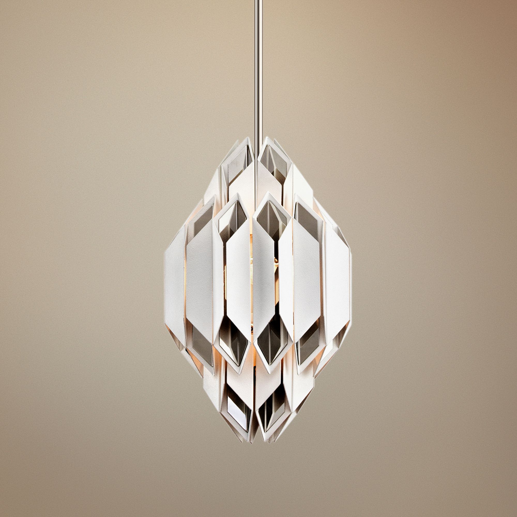 Corbett Haiku 11 3/4" Wide White Mini Pendant