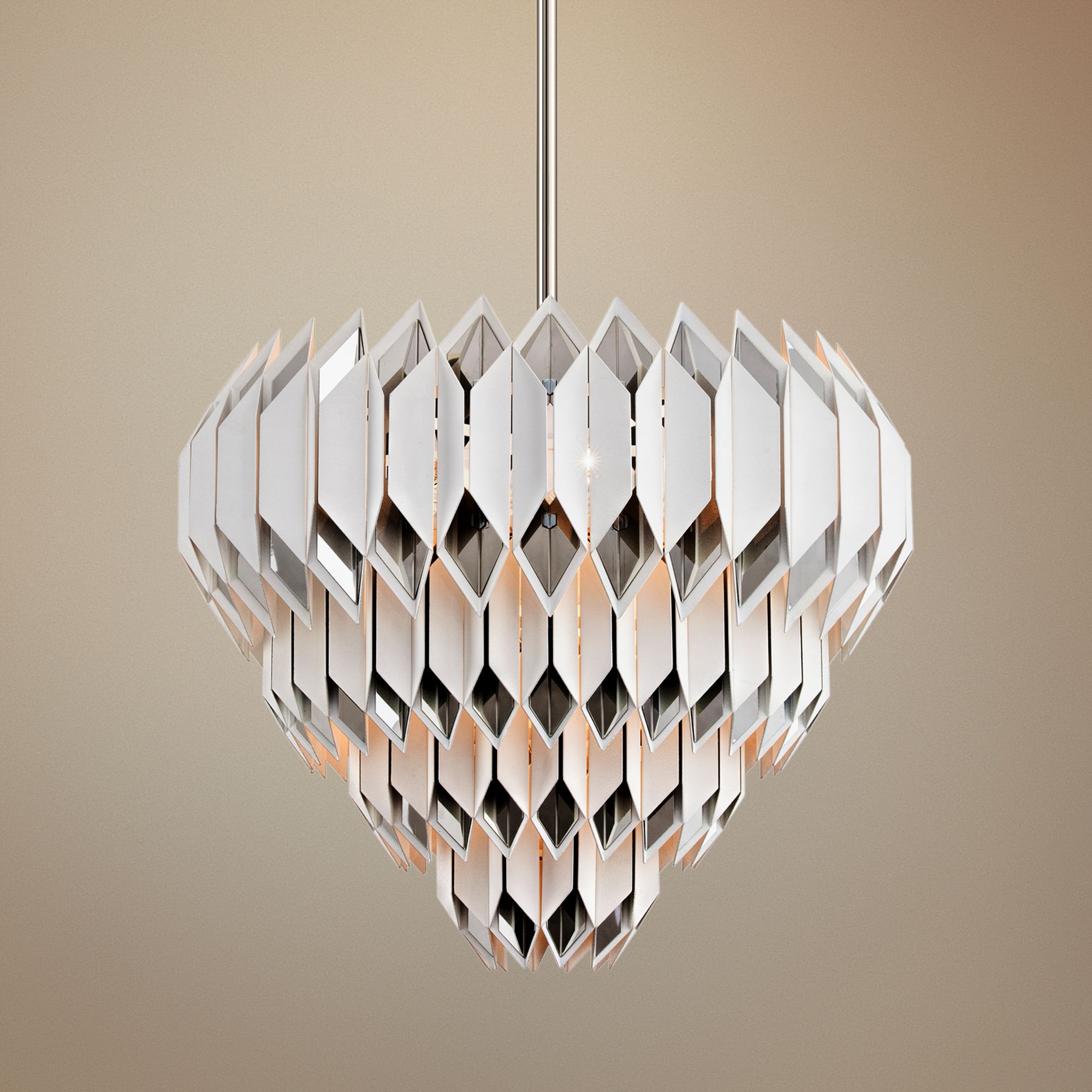 Corbett Haiku 33 3/4" Wide White Pendant Light