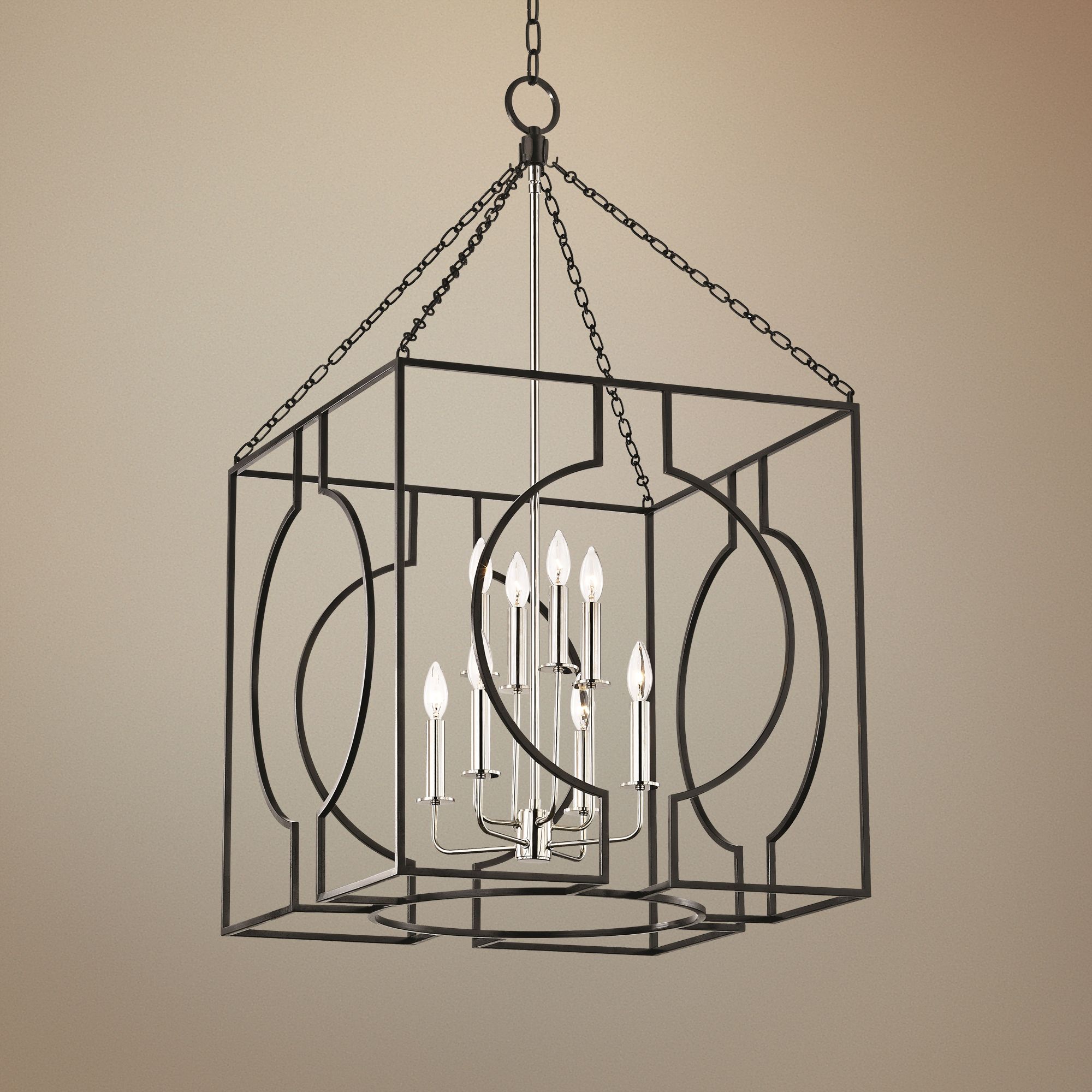 Hudson Valley Octavio 24" Wide Aged Iron 8-Light Pendant