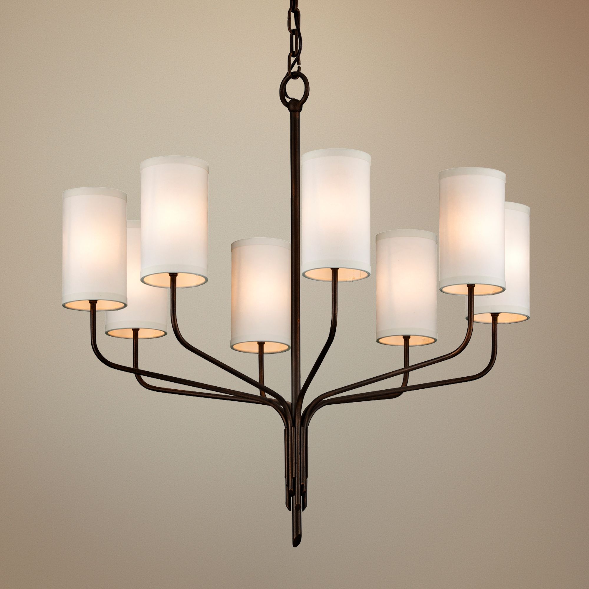 Juniper 32" Wide Bronze 8-Light Chandelier