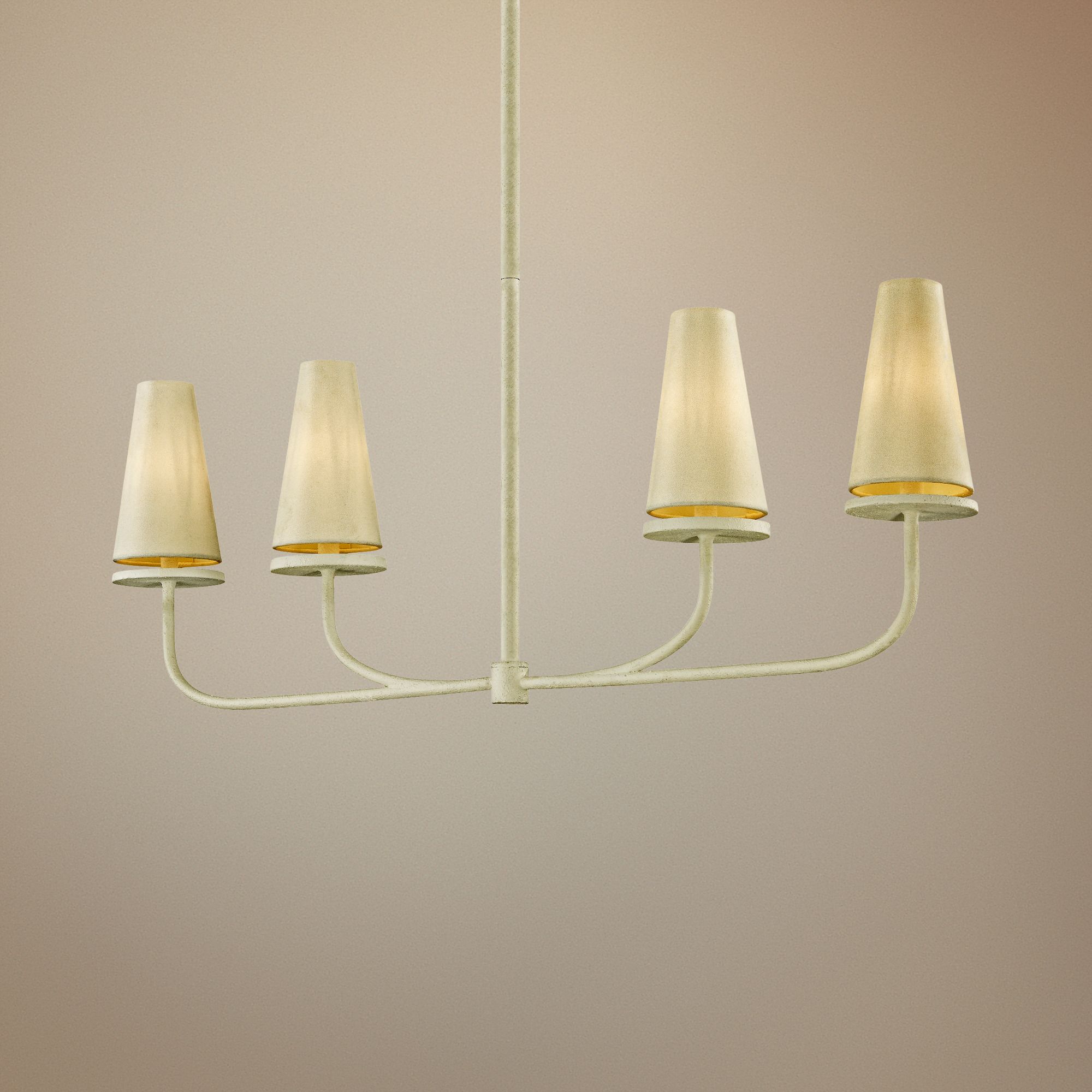 Marcel 43 1/4" Wide Gesso White Kitchen Island Light Pendant