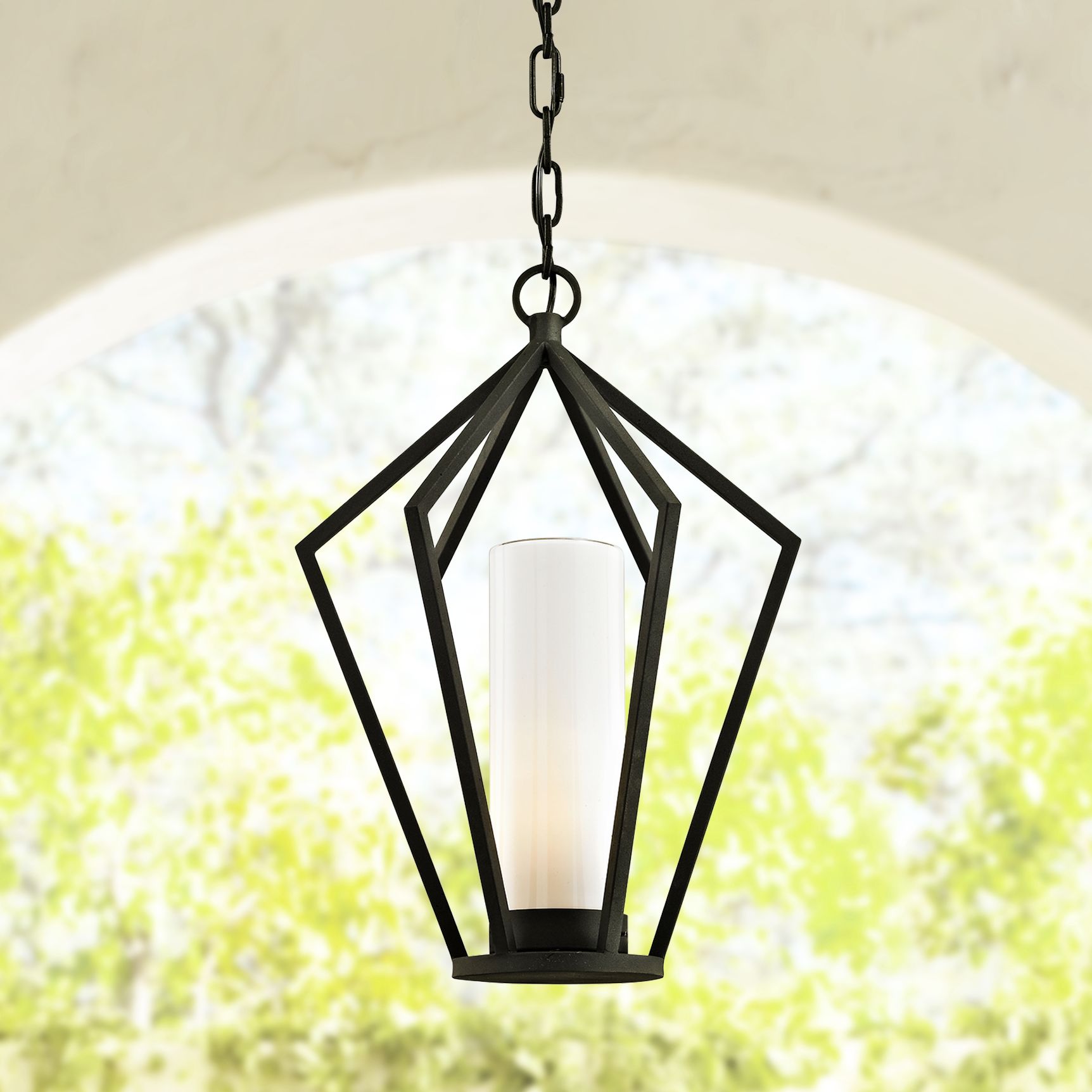 Whitley Heights 20 1/2" High Black Outdoor Hanging Light