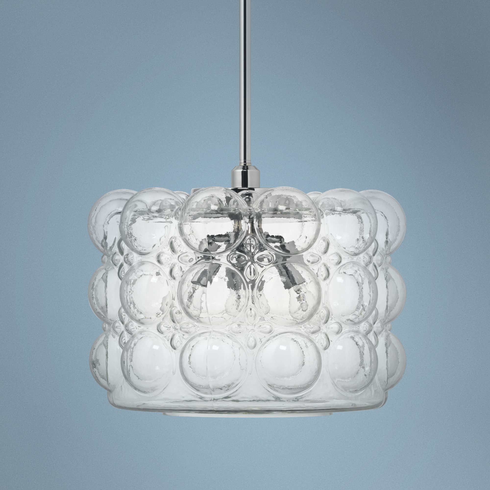 Jamie Young Cici 19" Wide Clear Glass Large 3-Light Pendant