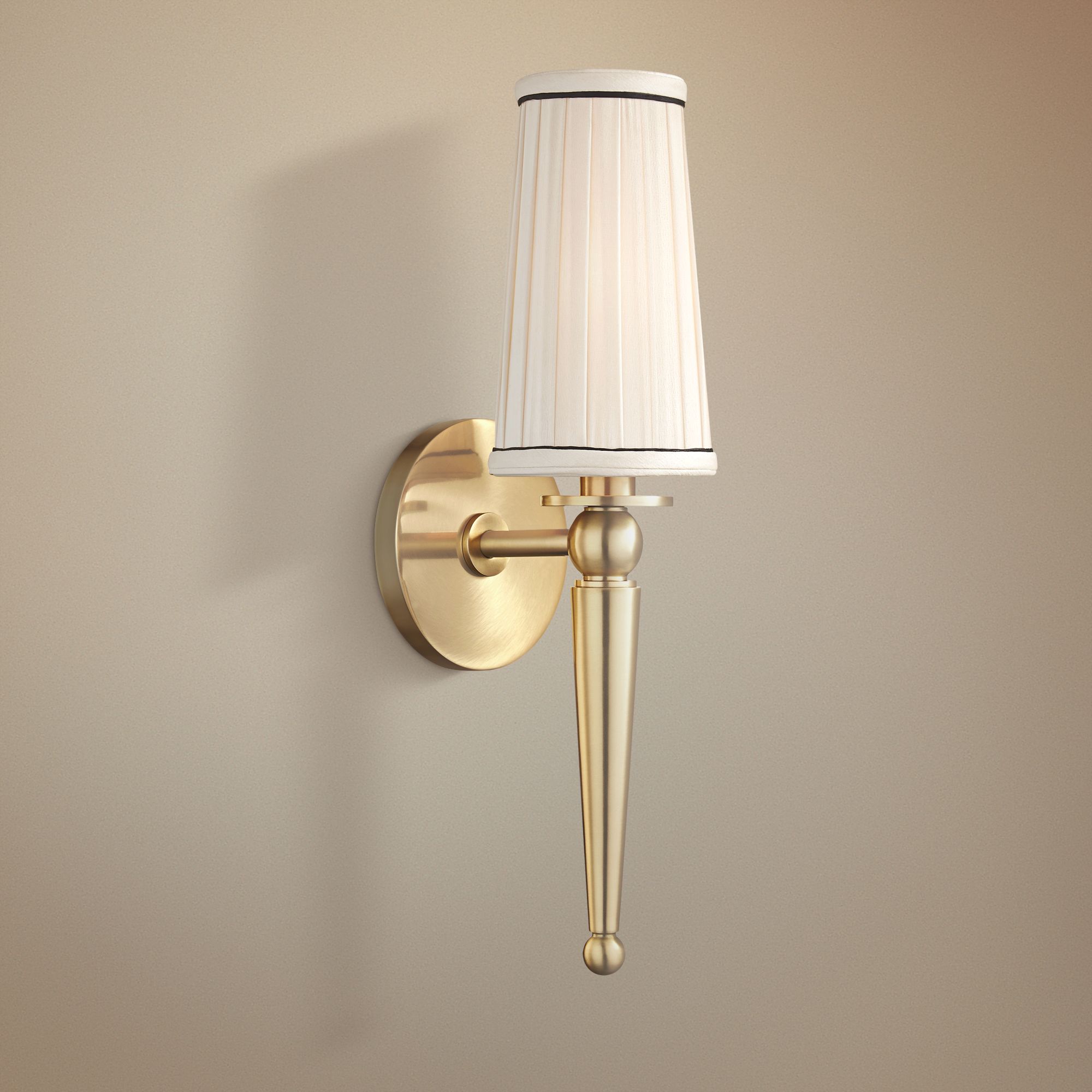 Hudson Valley Cypress 15 3/4" High Aged Brass Wall Sconce