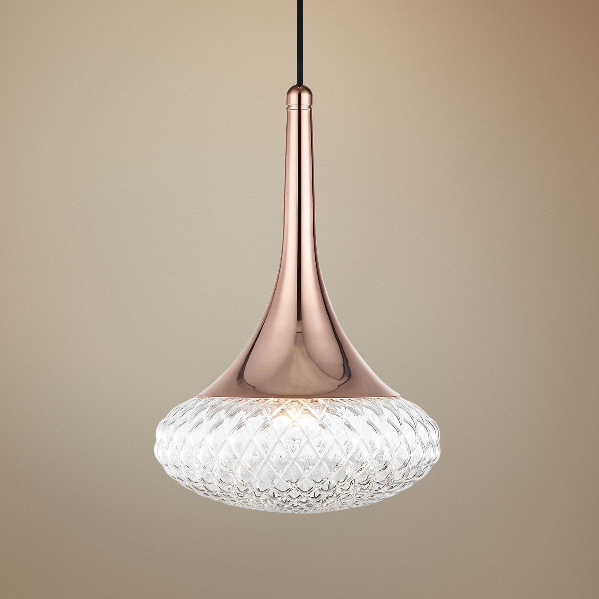 Mitzi Bella 11 3/4" Wide Polished Copper Mini Pendant