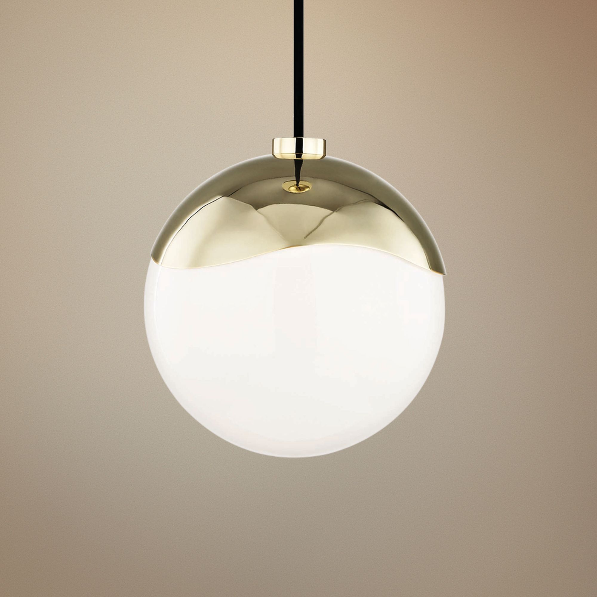 Mitzi Ella 7 1/2" Wide Polished Brass Mini Pendant