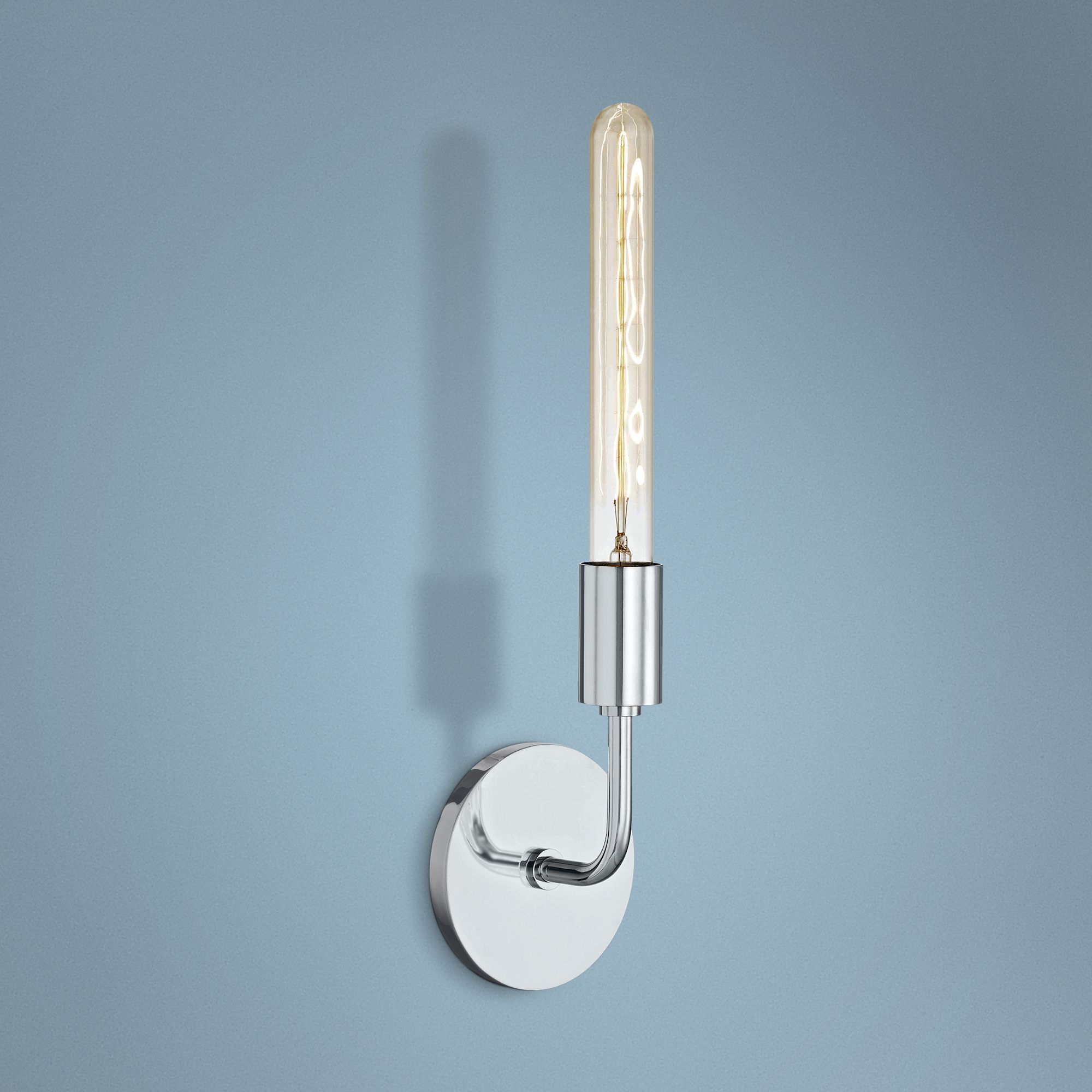 Mitzi Ava 16 1/2" High Polished Nickel Wall Sconce