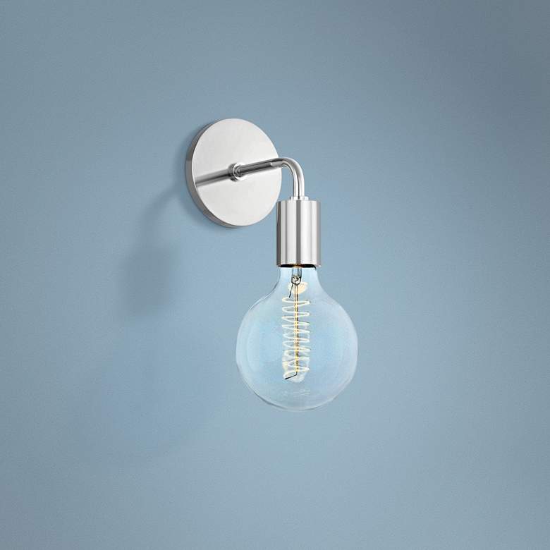 Mitzi Ava 11&quot; High Polished Nickel Wall Sconce