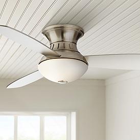 Possini Euro Design Hugger Flush Mount Ceiling Fans