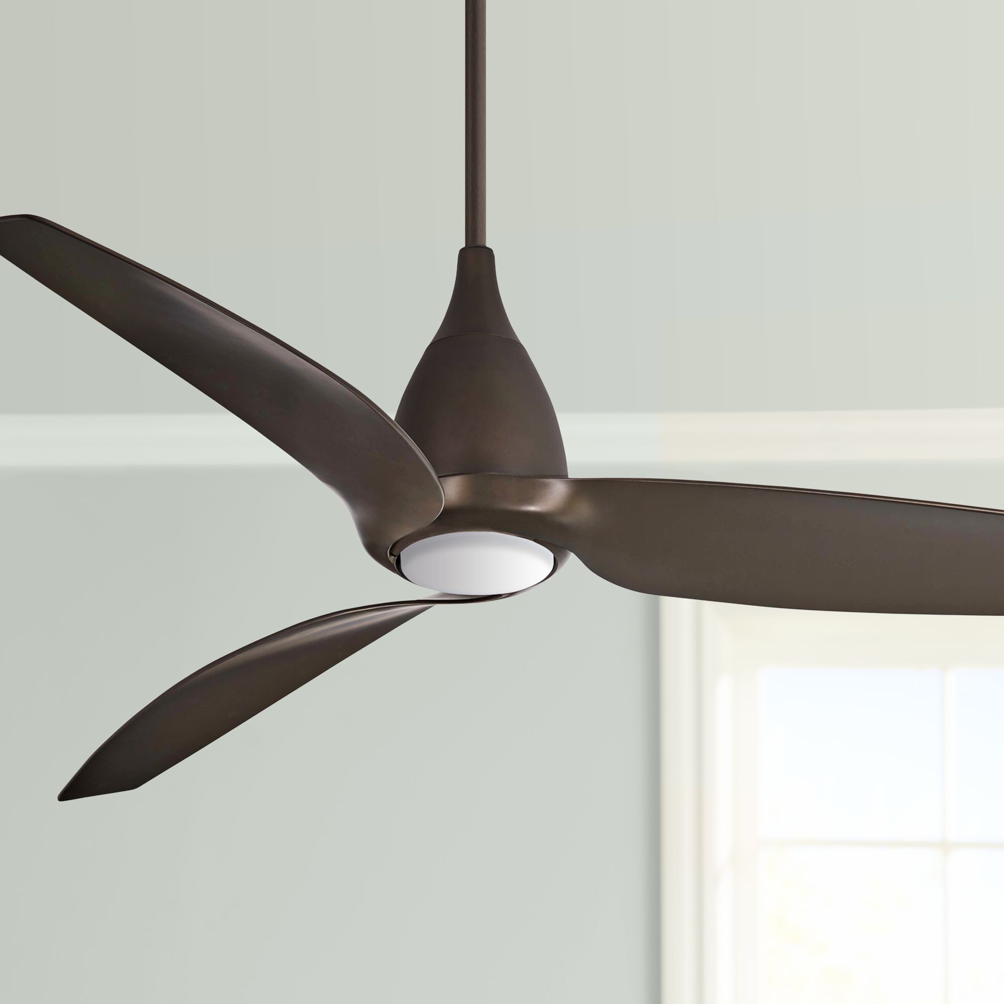 60" Minka Aire Tear Bronze LED Ceiling Fan