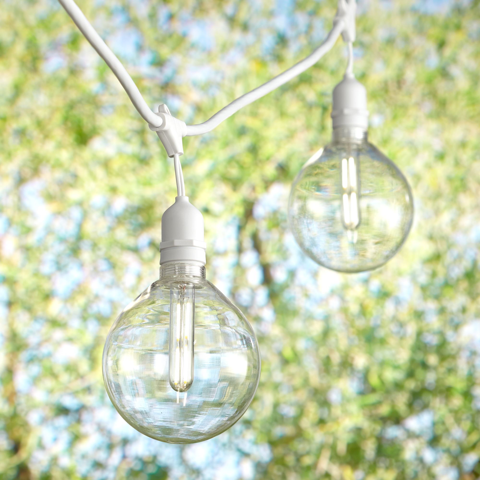 Tivoli Adapt 24-Light Lucia Glass White LED String Light Set