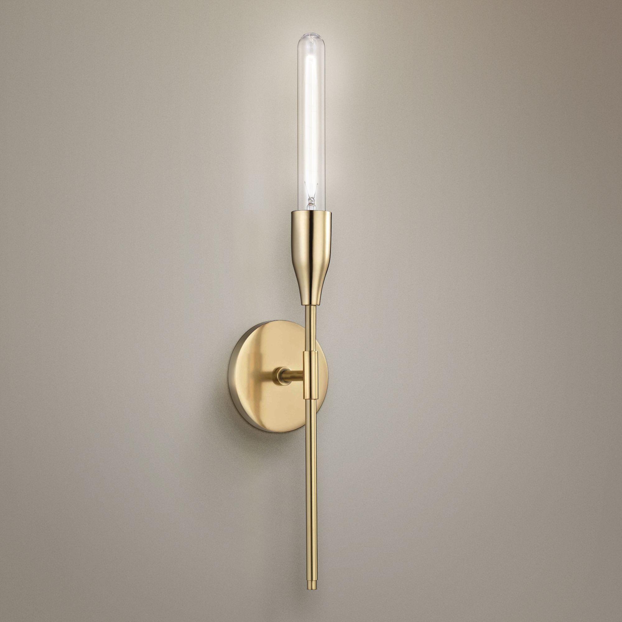 Mitzi Tara 23 1/4" High Aged Brass Wall Sconce