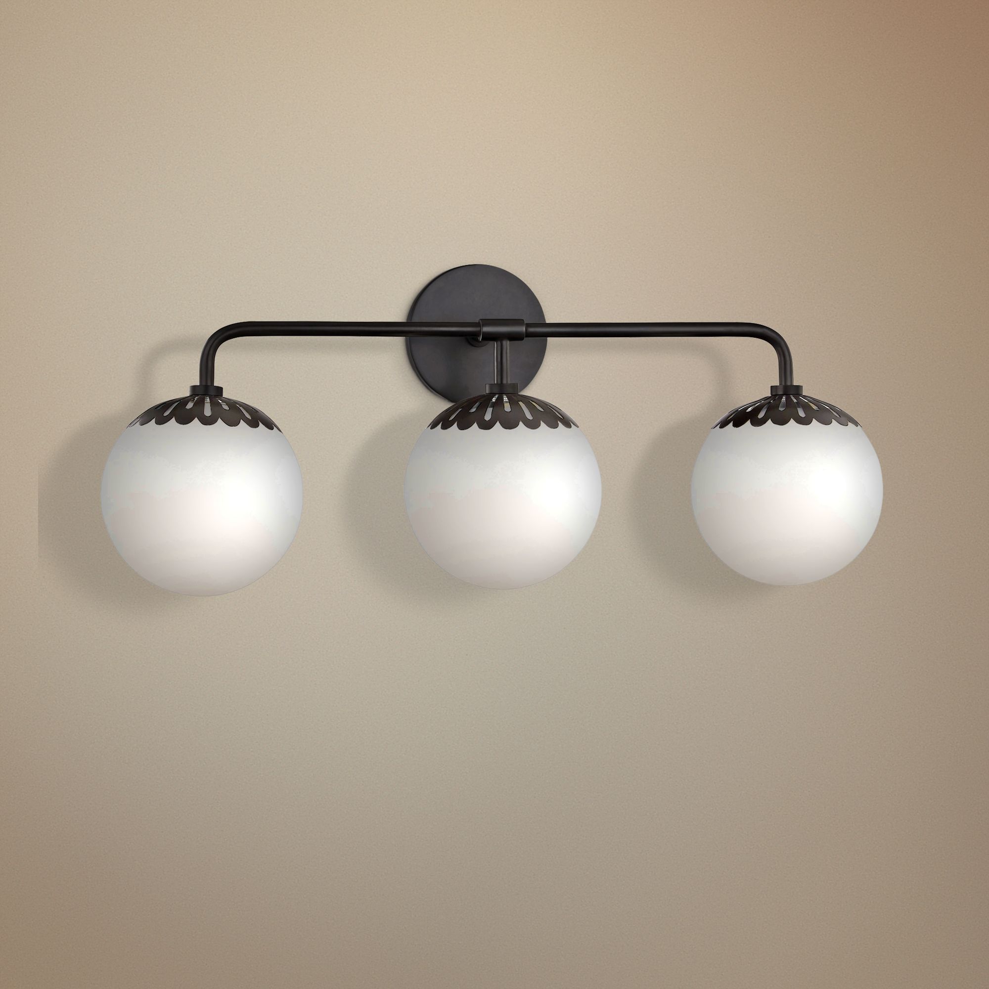 Mitzi Paige 24" Wide Old Bronze 3-Light Bath Light