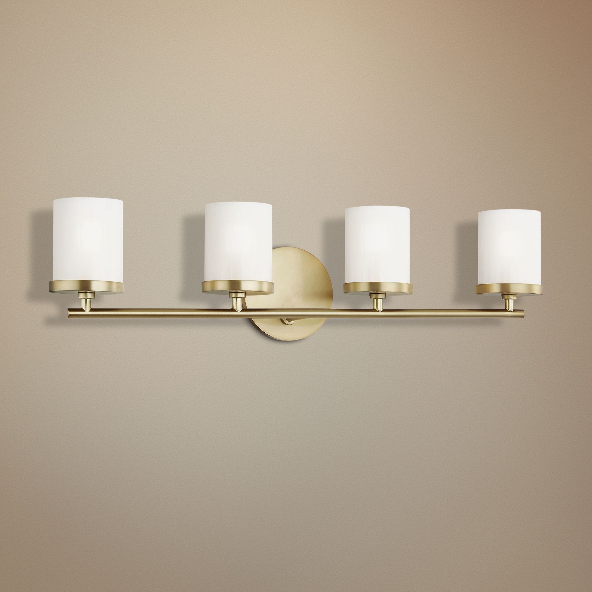 Mitzi Ryan 24 1/2" Wide Aged Brass 4-Light Bath Light
