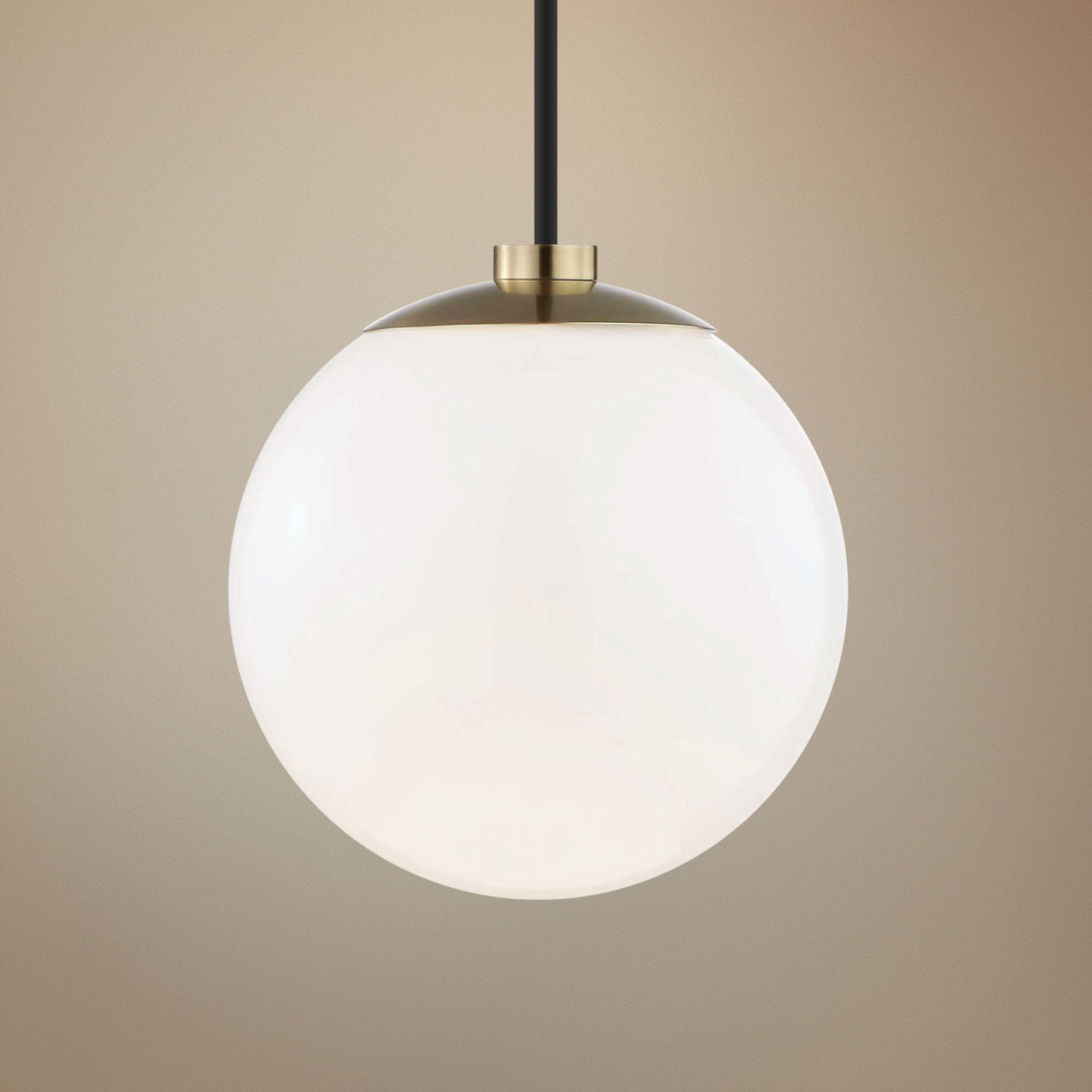 Mitzi Stella 7" Wide Aged Brass Mini Pendant