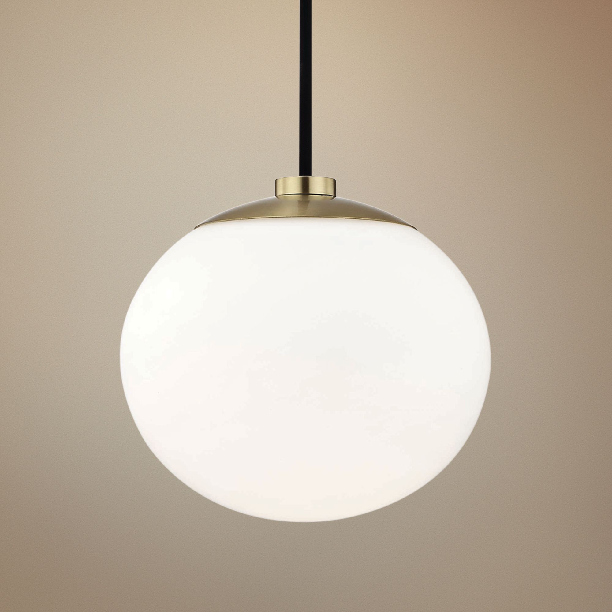 Mitzi Estee 8 1/4" Wide Aged Brass Mini Pendant