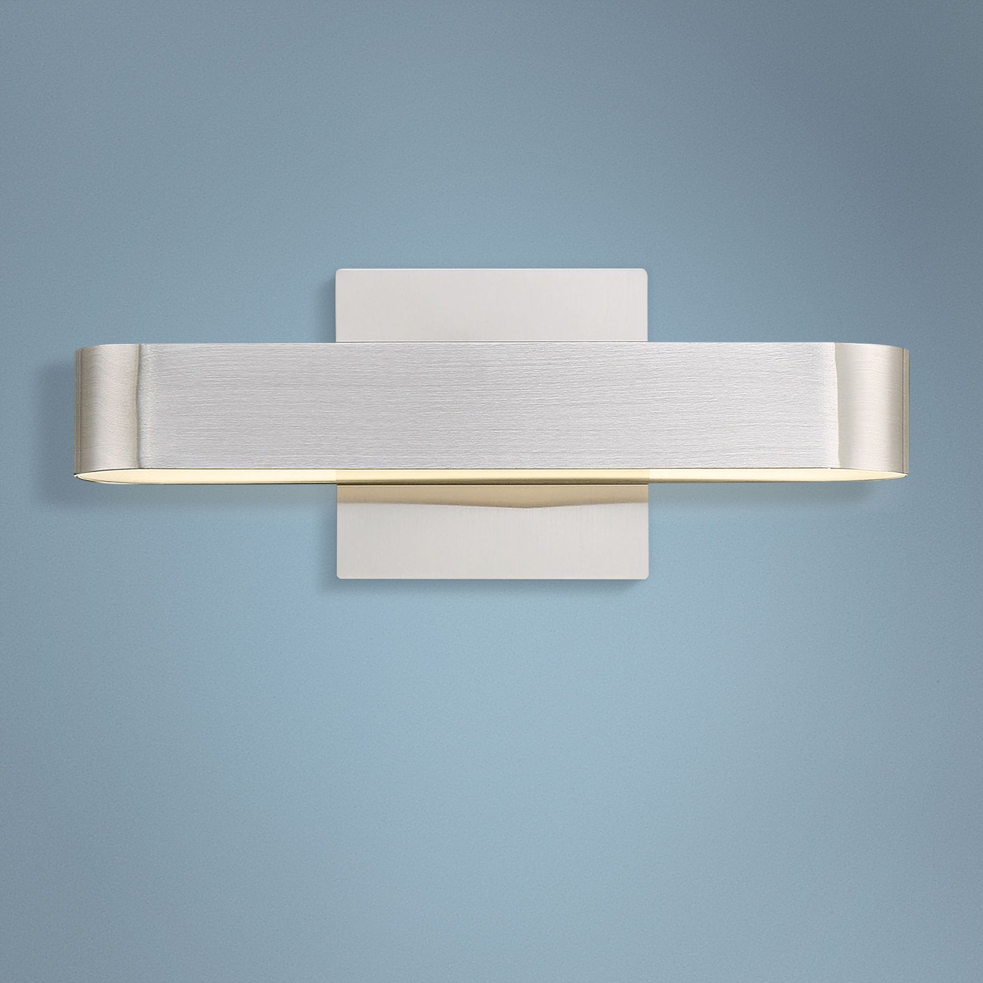 Eurofase Moni 5" High Brushed Aluminum Small LED Wall Sconce