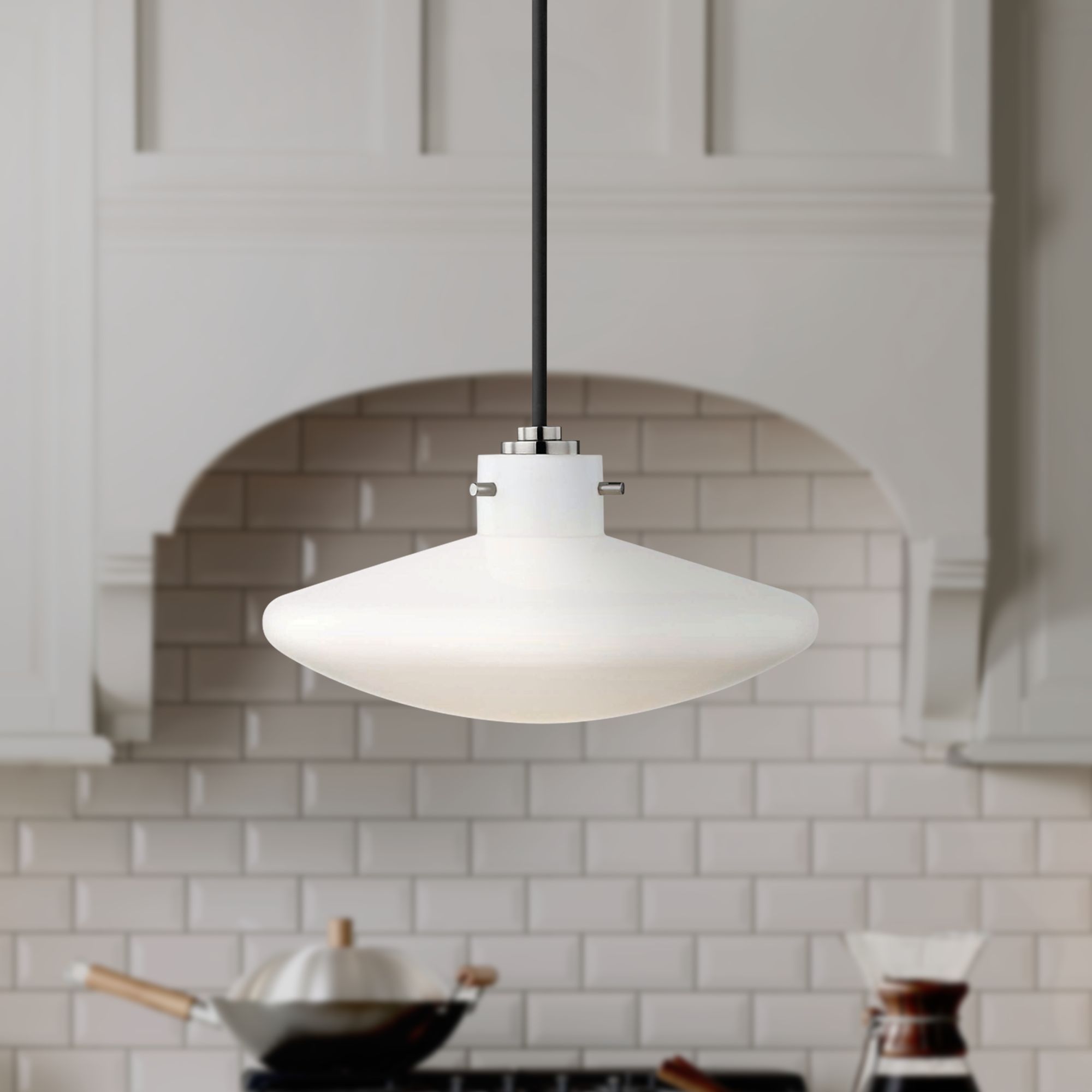 Mitzi Nemo 9 1/2" Wide Polished Nickel LED Mini Pendant