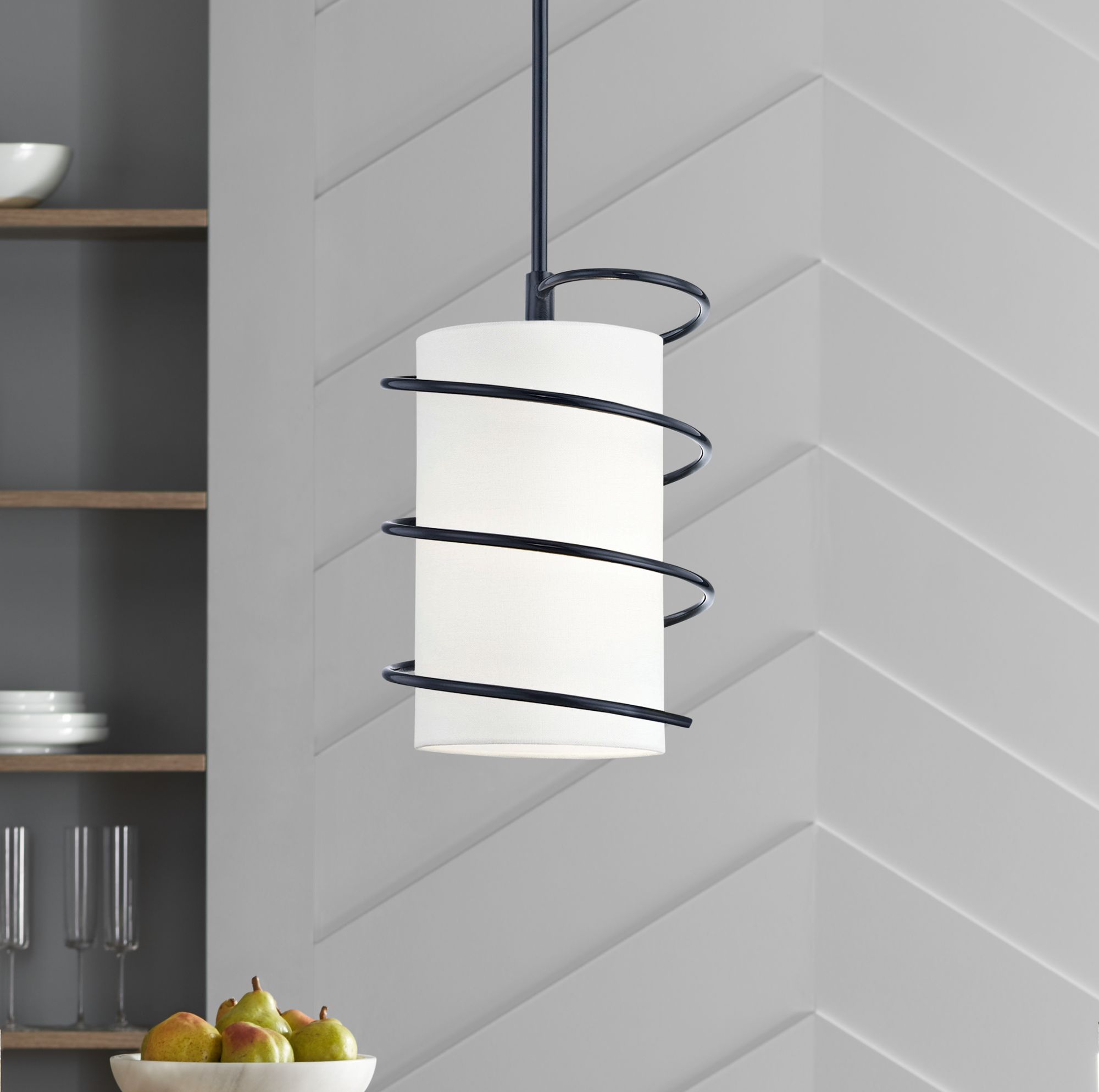 Mitzi Carly 8 1/4" Wide Navy Mini Pendant