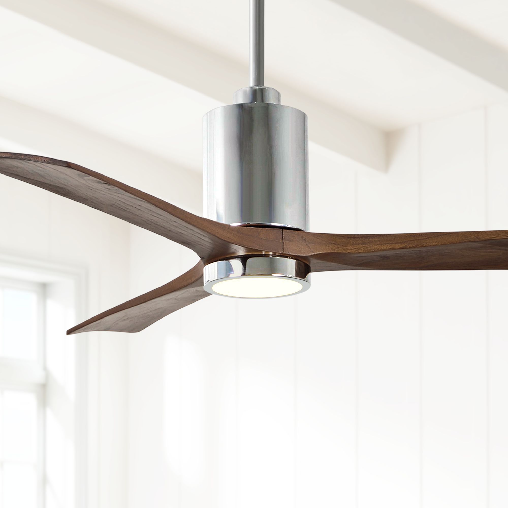 52" Matthews Patricia3 Polished Chrome LED Ceiling Fan 47H40