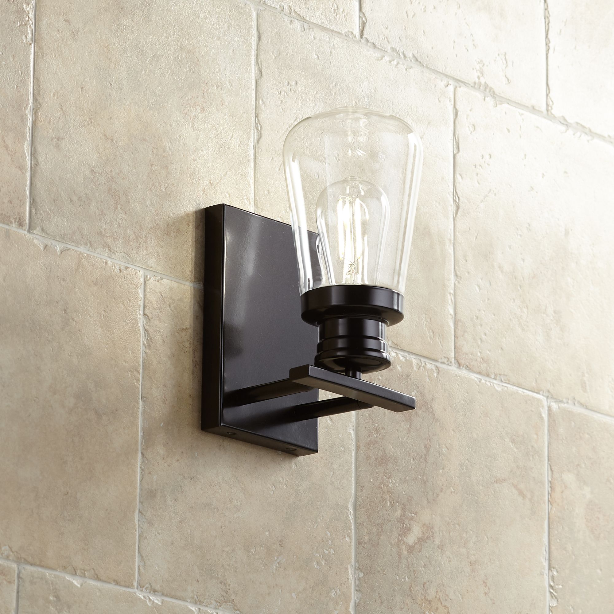 Possini Euro Kalina 12" High Tiger Bronze Wall Sconce