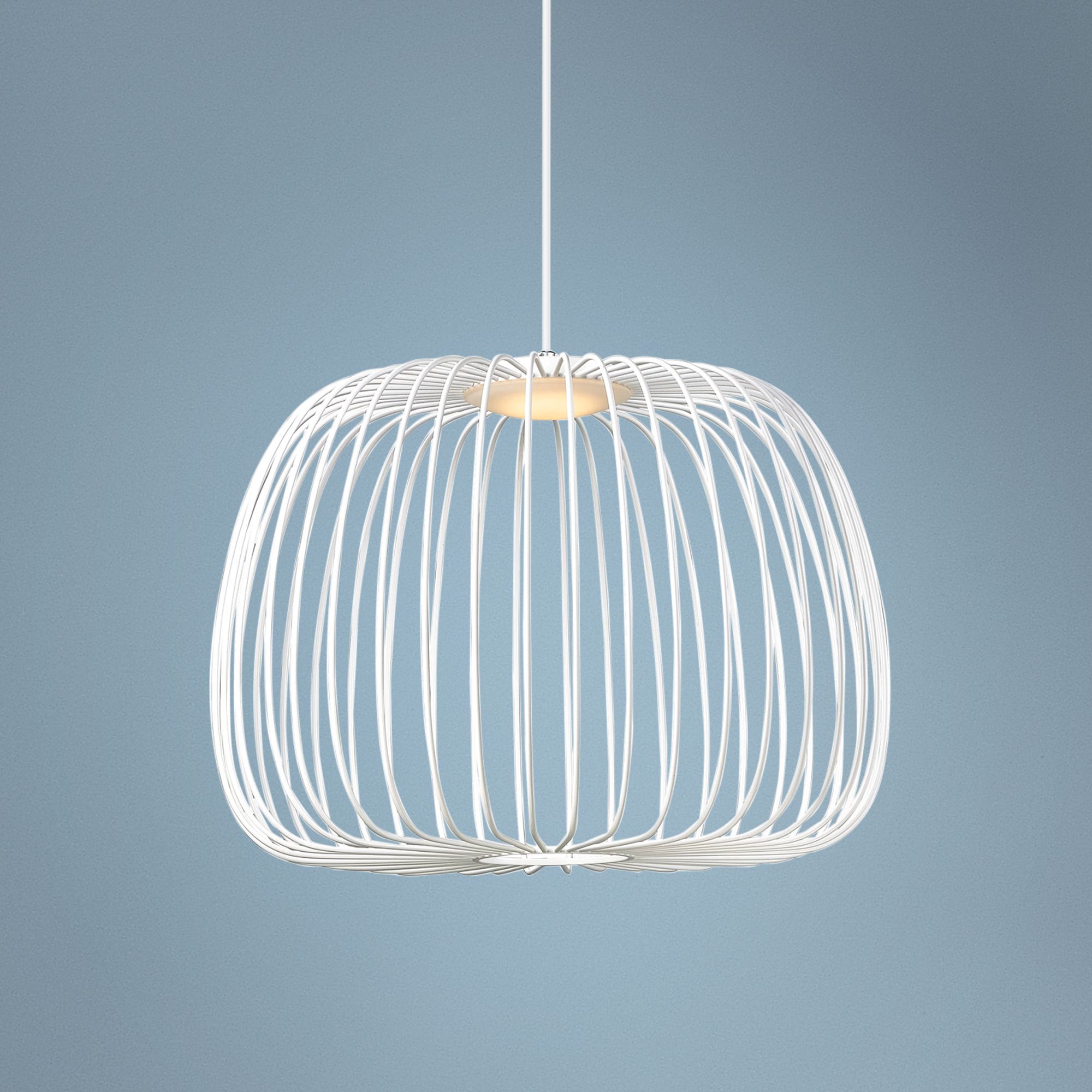 ET2 Cage 19 3/4" Wide White LED Pendant Light