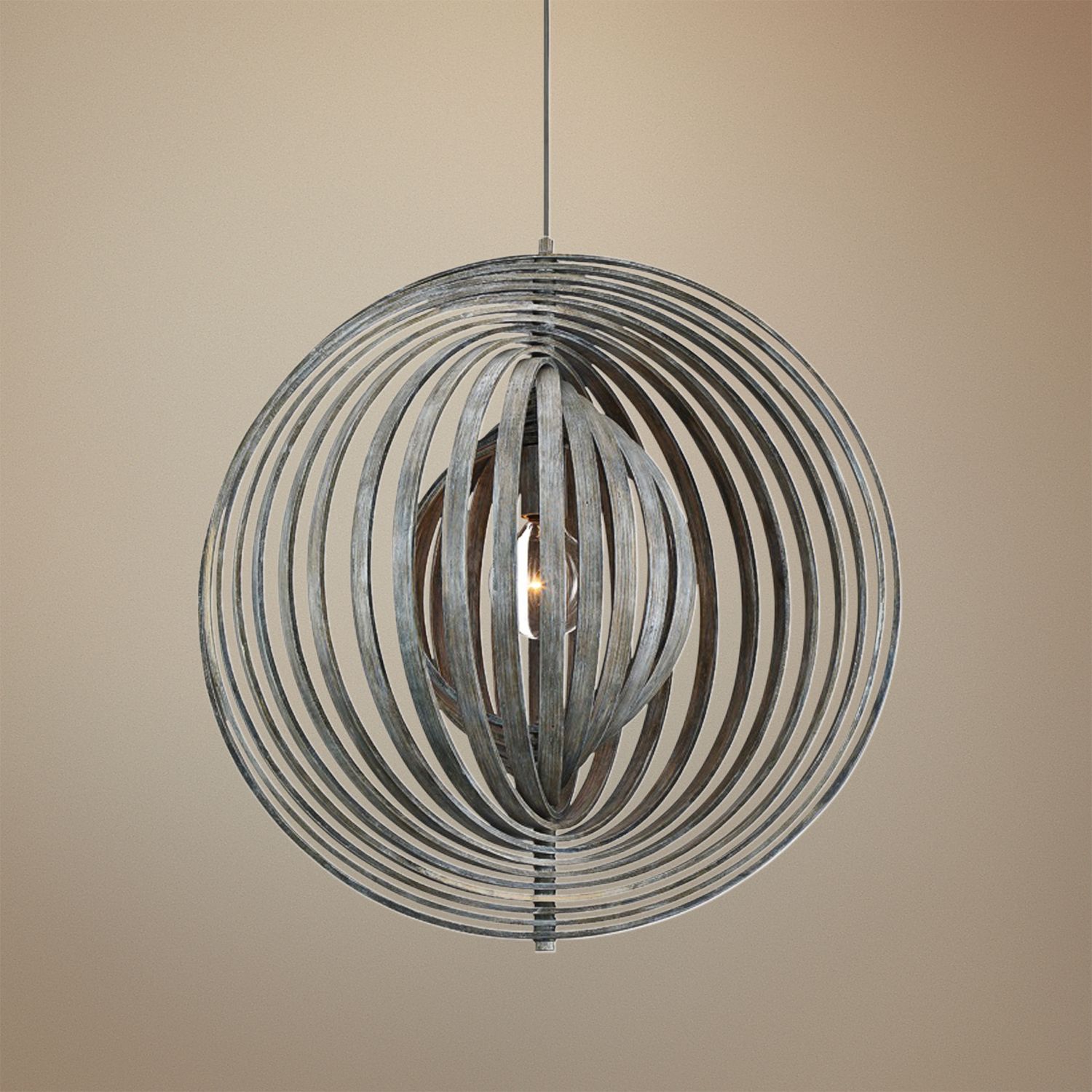 Eurofase Abruzzo 23 1/4" Wide Weather Gray Pendant Light
