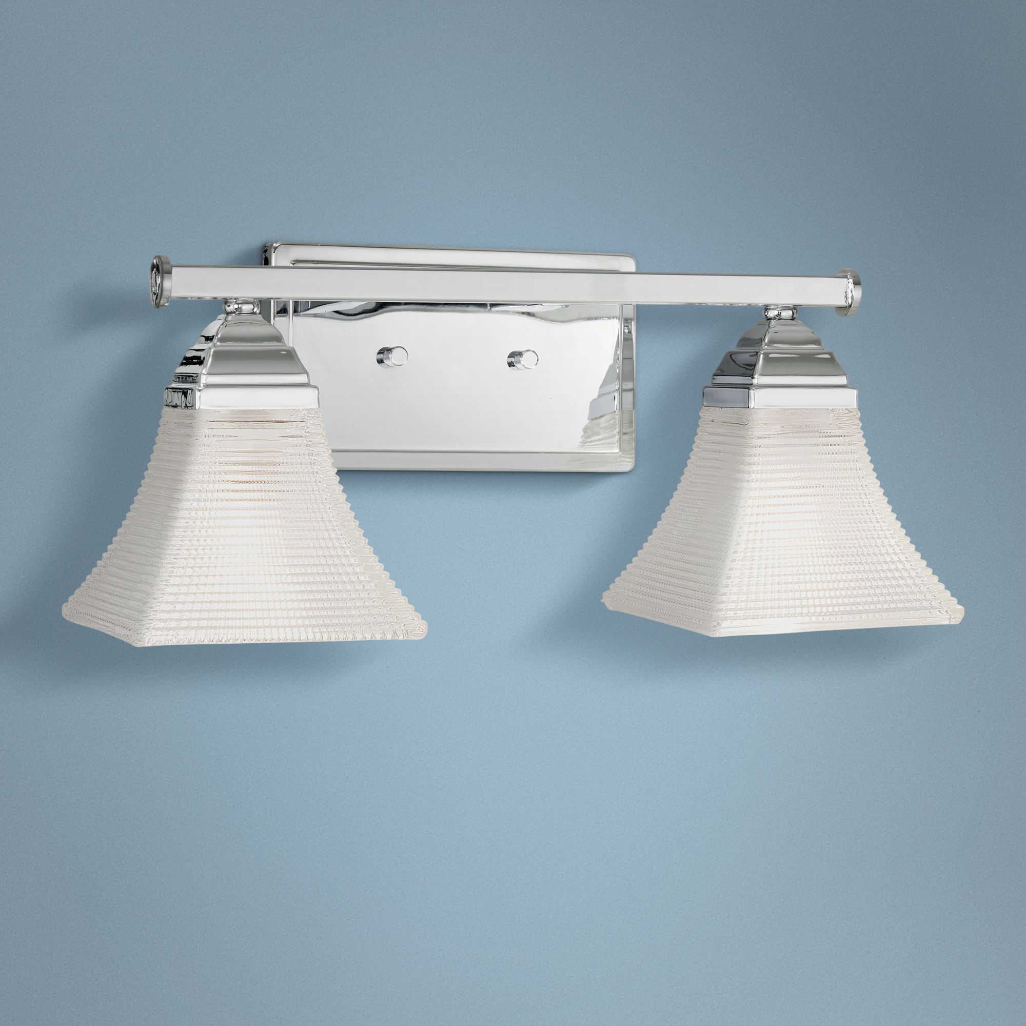 Conspire 7 1/4" High Chrome 2-Light Wall Sconce