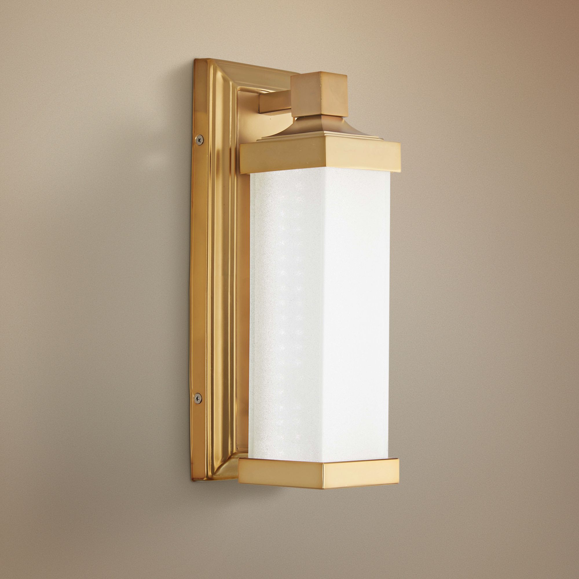 Kella 13" High Liberty Gold LED Wall Sconce