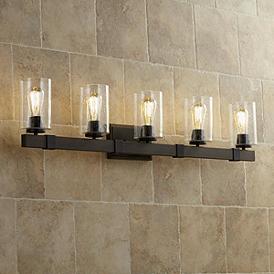 Industrial Bathroom Lighting Lamps Plus, Industrial Bathroom Light Fixtures