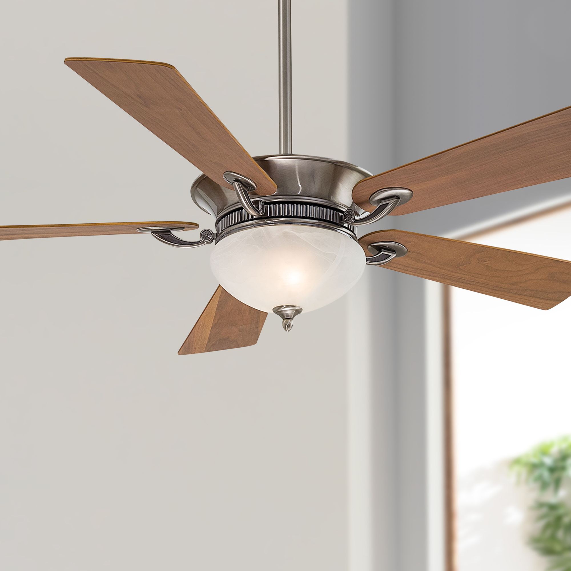 52" Minka Aire Delano Pewter LED Ceiling Fan