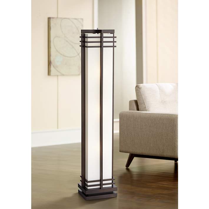 Possini Euro Design Deco Style Column, Pillar Floor Lamp