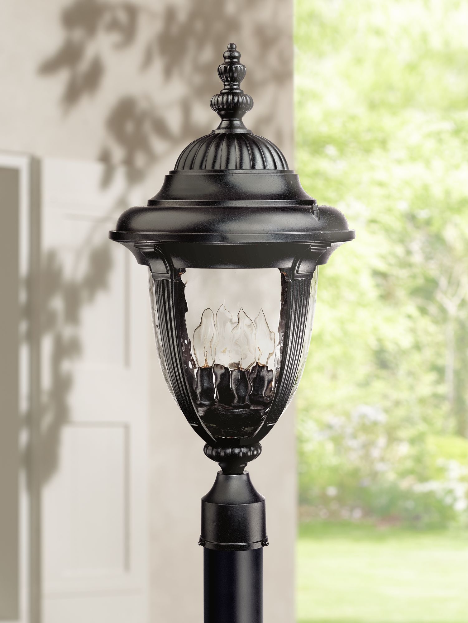 Bellagio Collection 24 1/2" High Black Outdoor Post Light 49274
