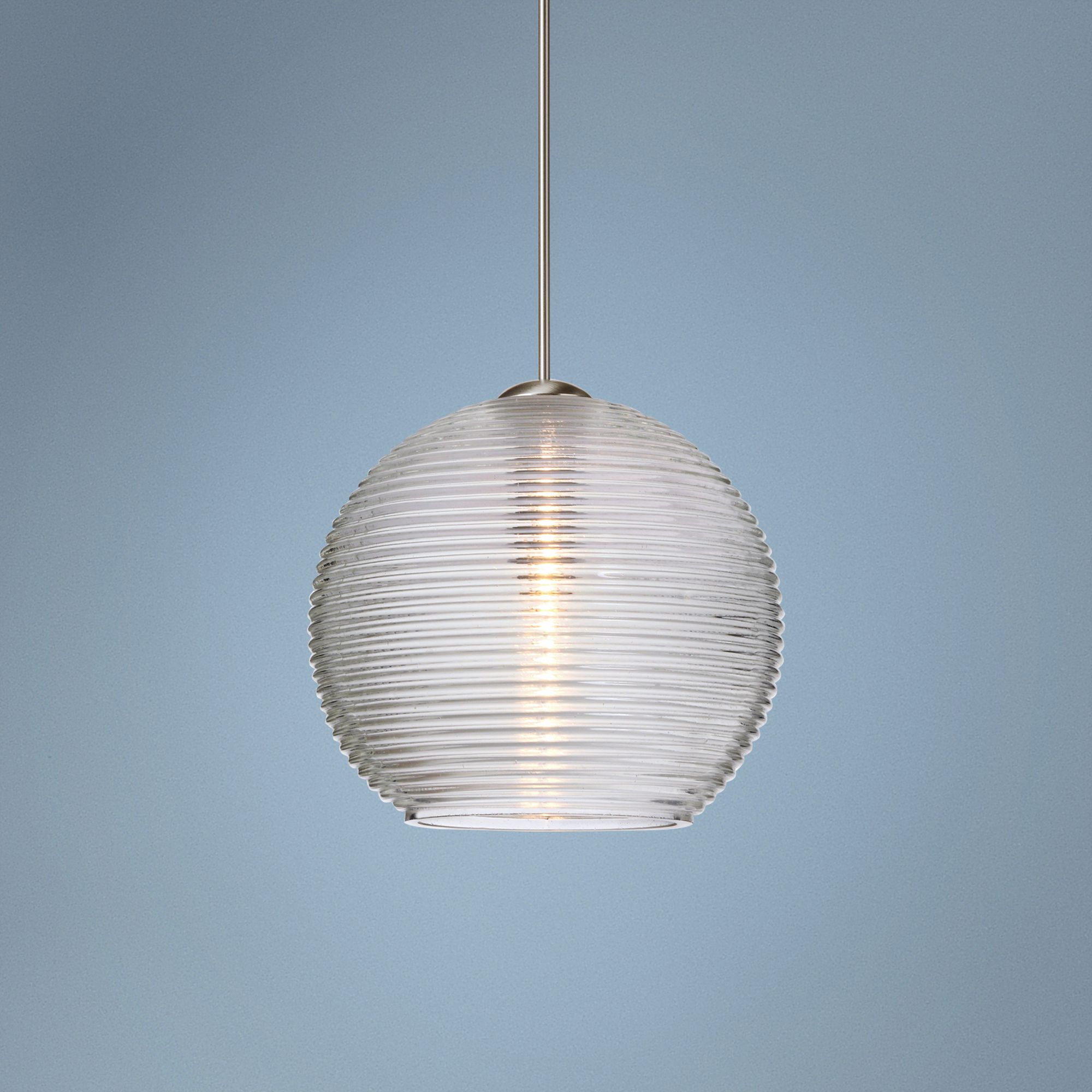 Besa Kristall 6" Wide Clear Pendant