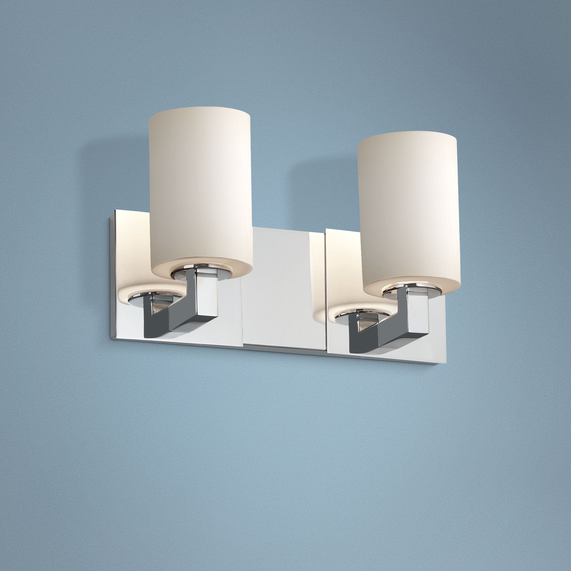 Justice Design Modular 15" Wide Chrome Bath Light