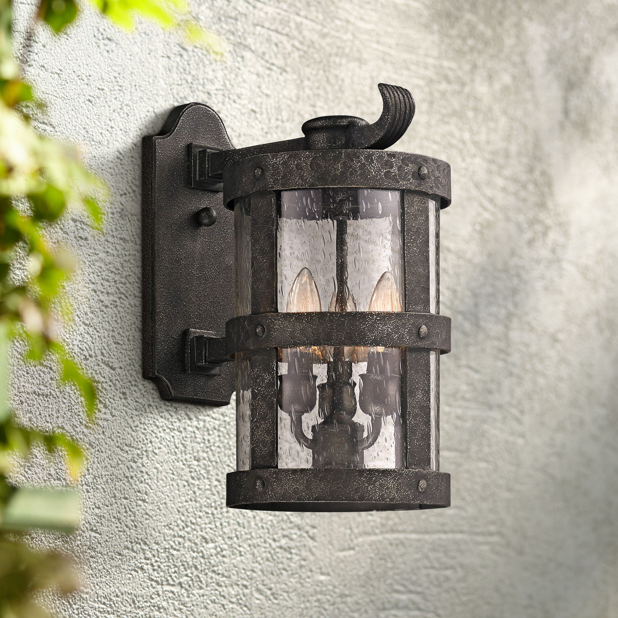 Barbosa 15" High Bronze Outdoor Wall Light