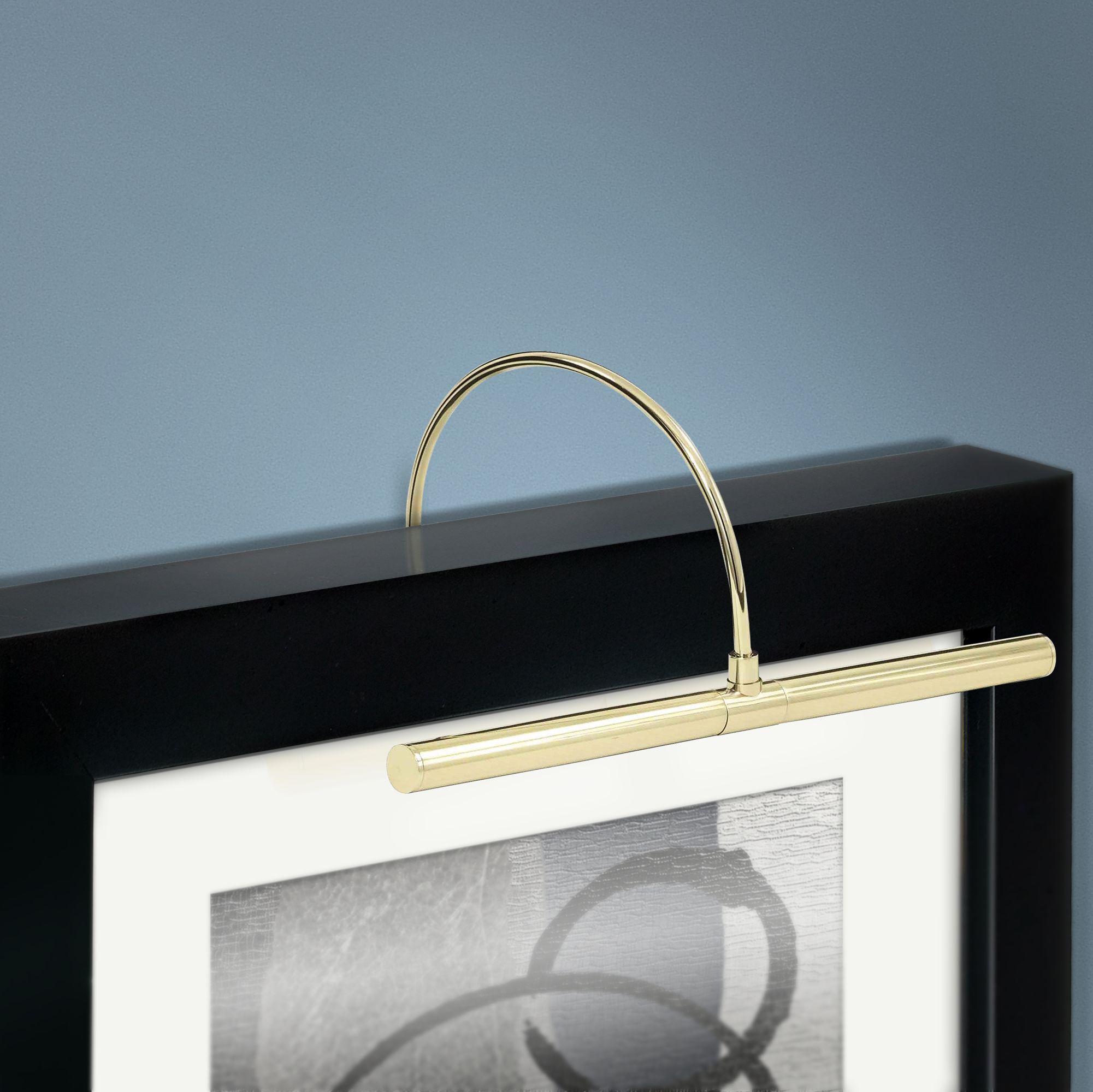 Advent Profile 16" Wide LED Brass Plug-In Picture Light