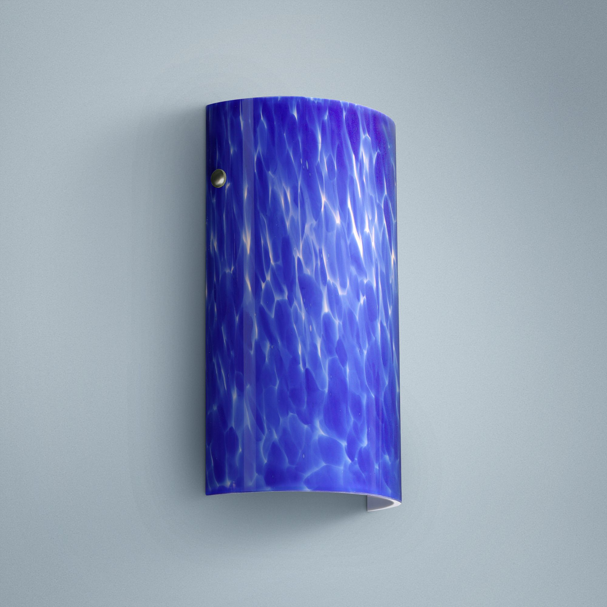 Besa Tamburo 11 3/4" High Blue Cloud Wall Light Sconce