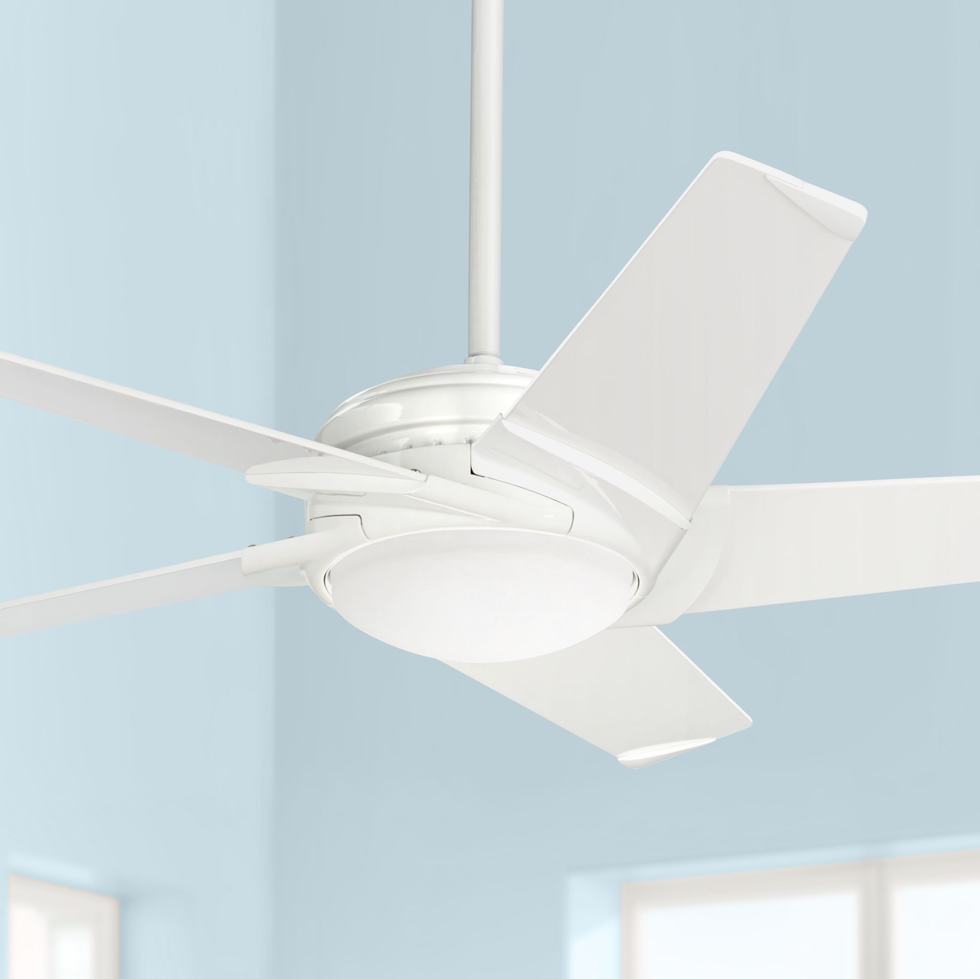 54 Casablanca Stealth Snow White Led Ceiling Fan