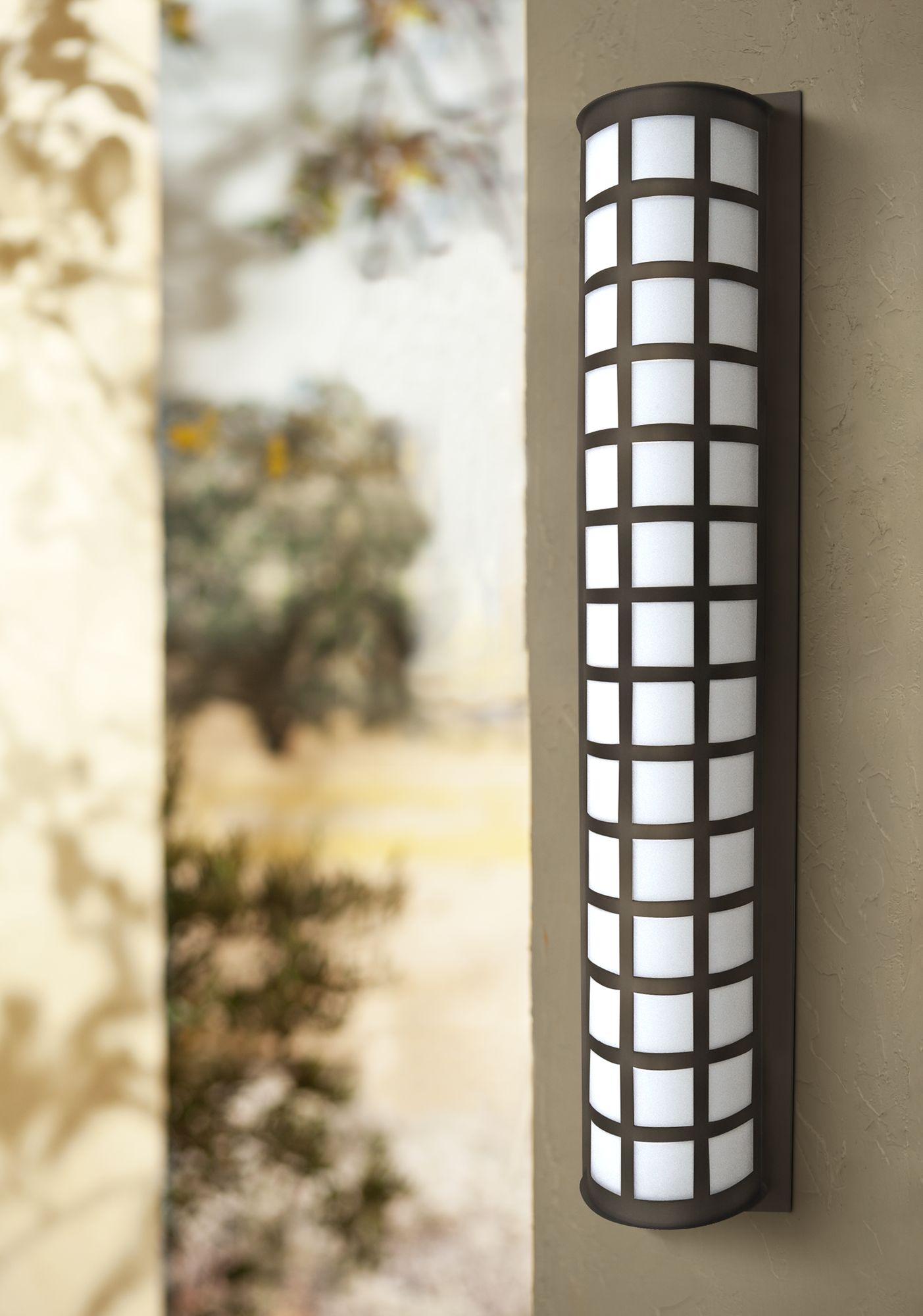 Besa Scala 40" High Bronze Outdoor Wall Light